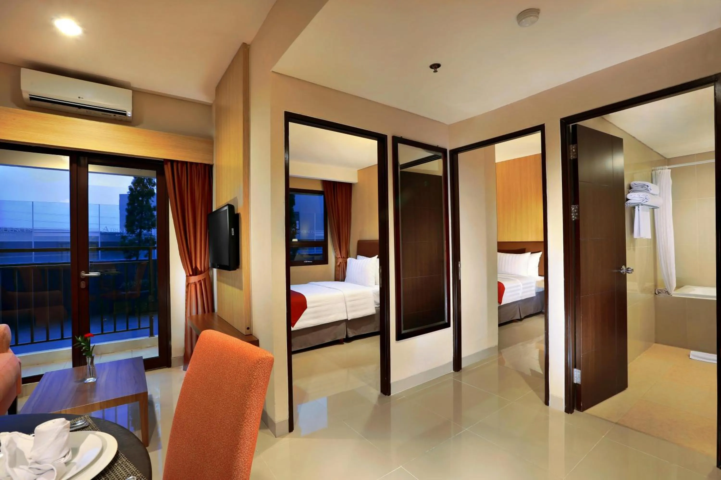 Bedroom, Bed in Atria Residences Gading Serpong