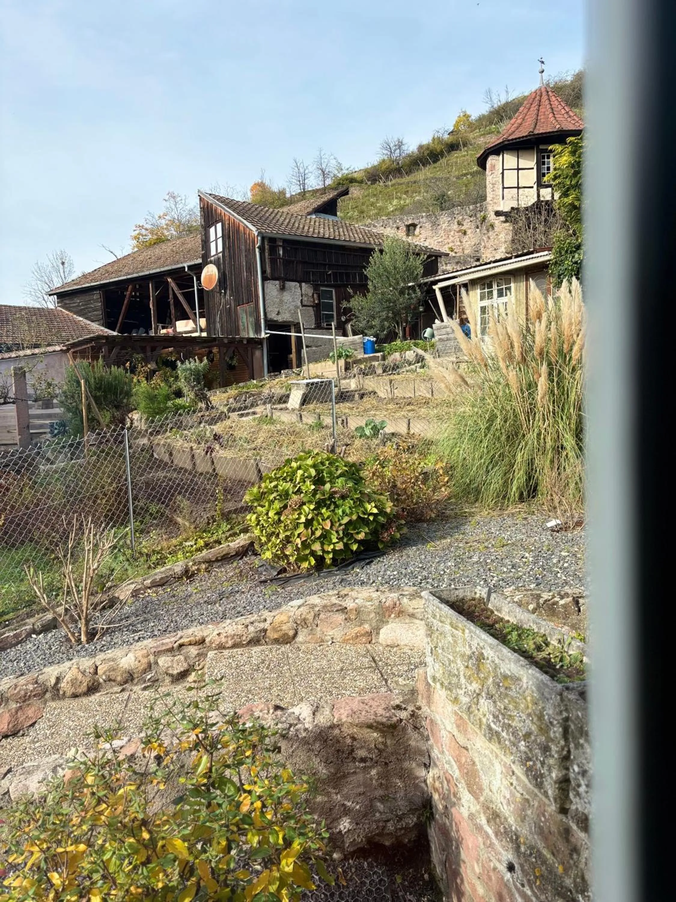 Garden view in Hotel SPA Au Cheval Blanc