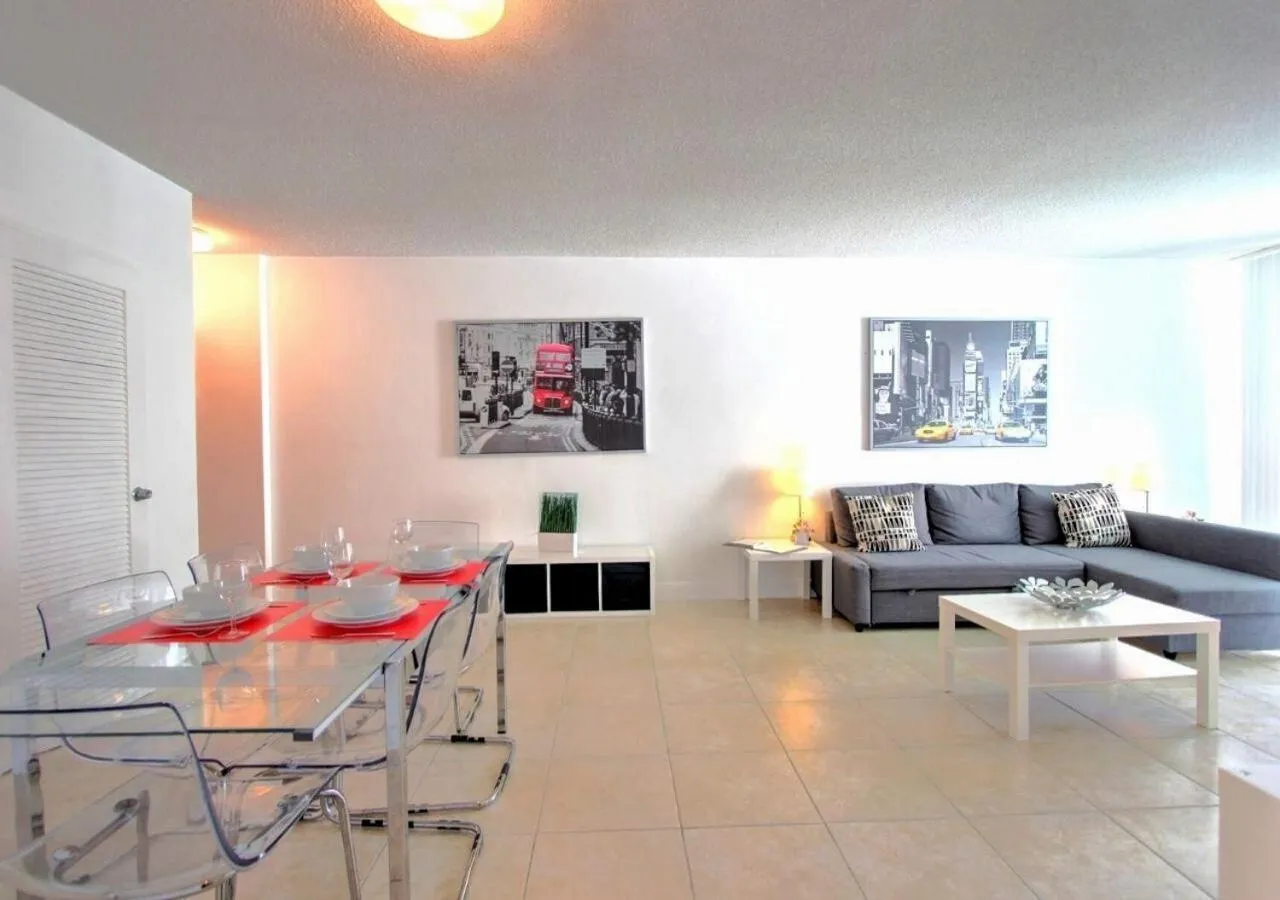 Hallandale Condo, Partial Ocean View Direct Beach and Pool Access Hollywood Beach