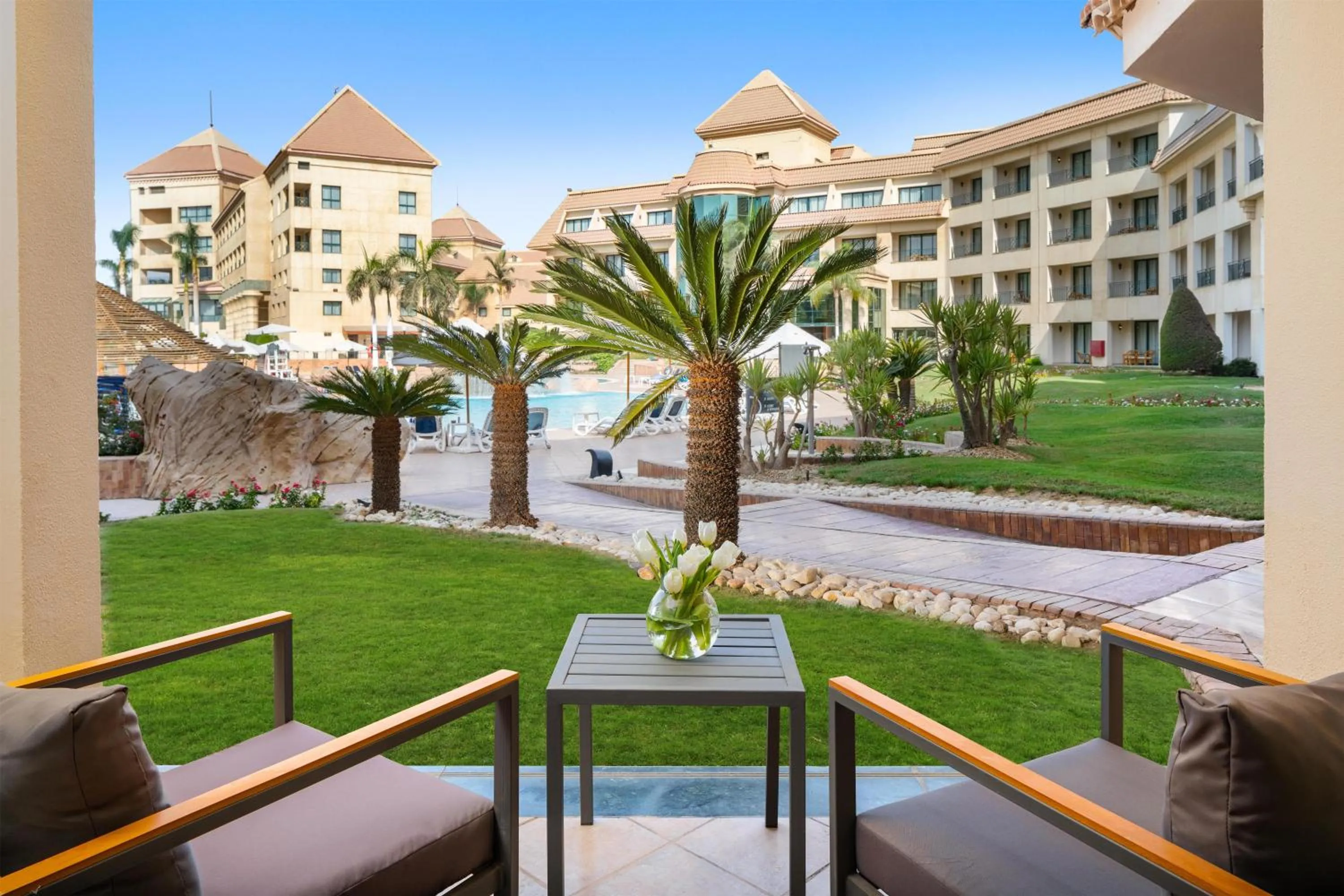 View (from property/room) in Hilton Pyramids Golf