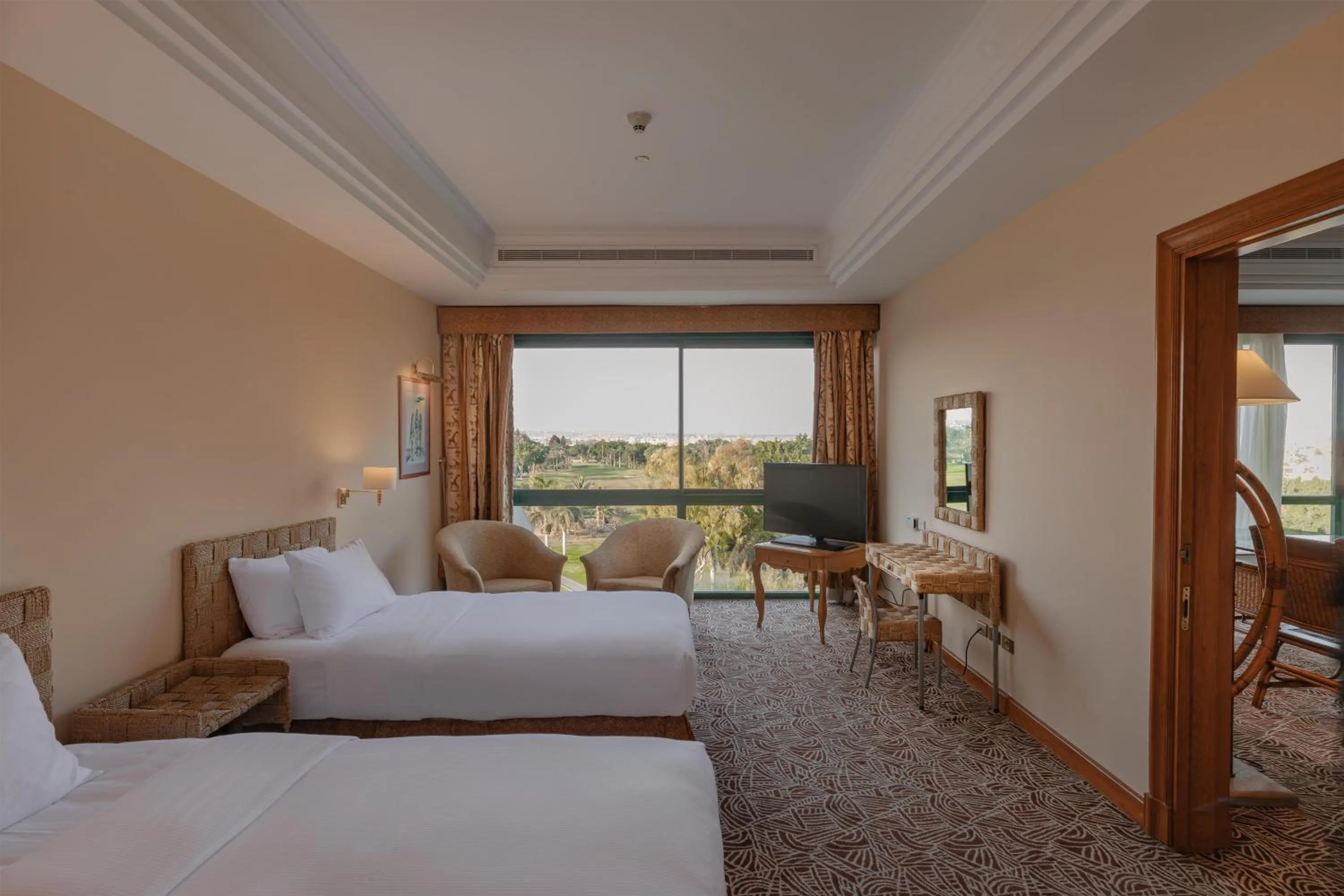 Bed in Hilton Pyramids Golf