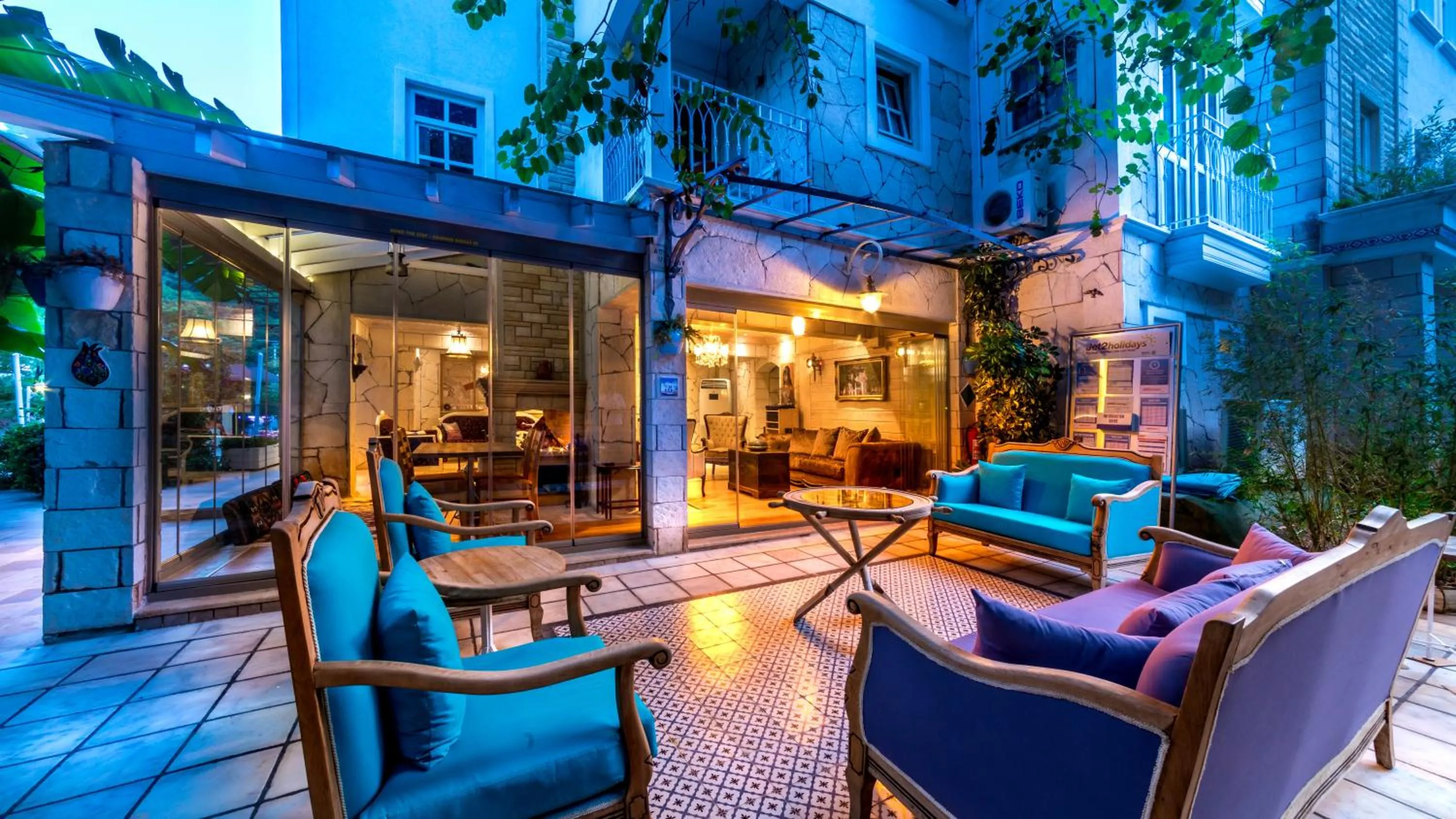 Patio in Petunya Konak Boutique Hotel