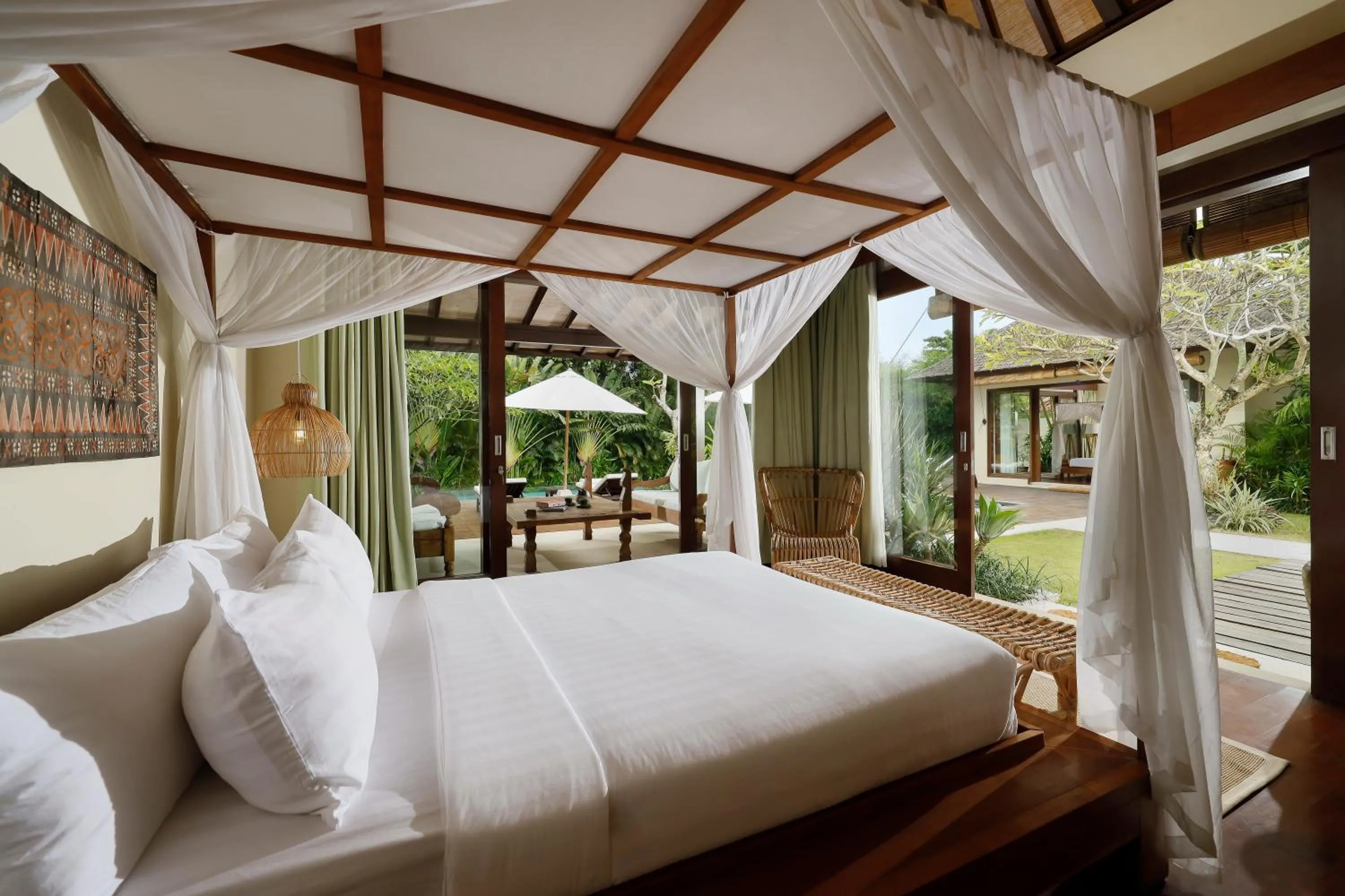 Bed in Villa Nelayan by Nakula