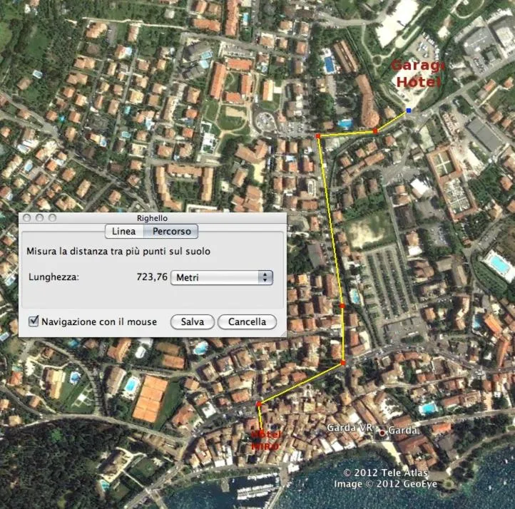 Bird's eye view in Hotel Miro'