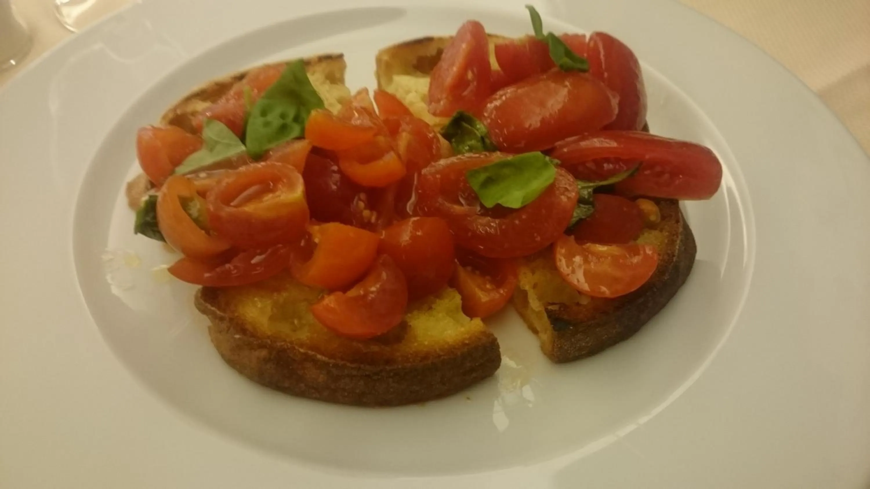 Food close-up in Hotel Bristol