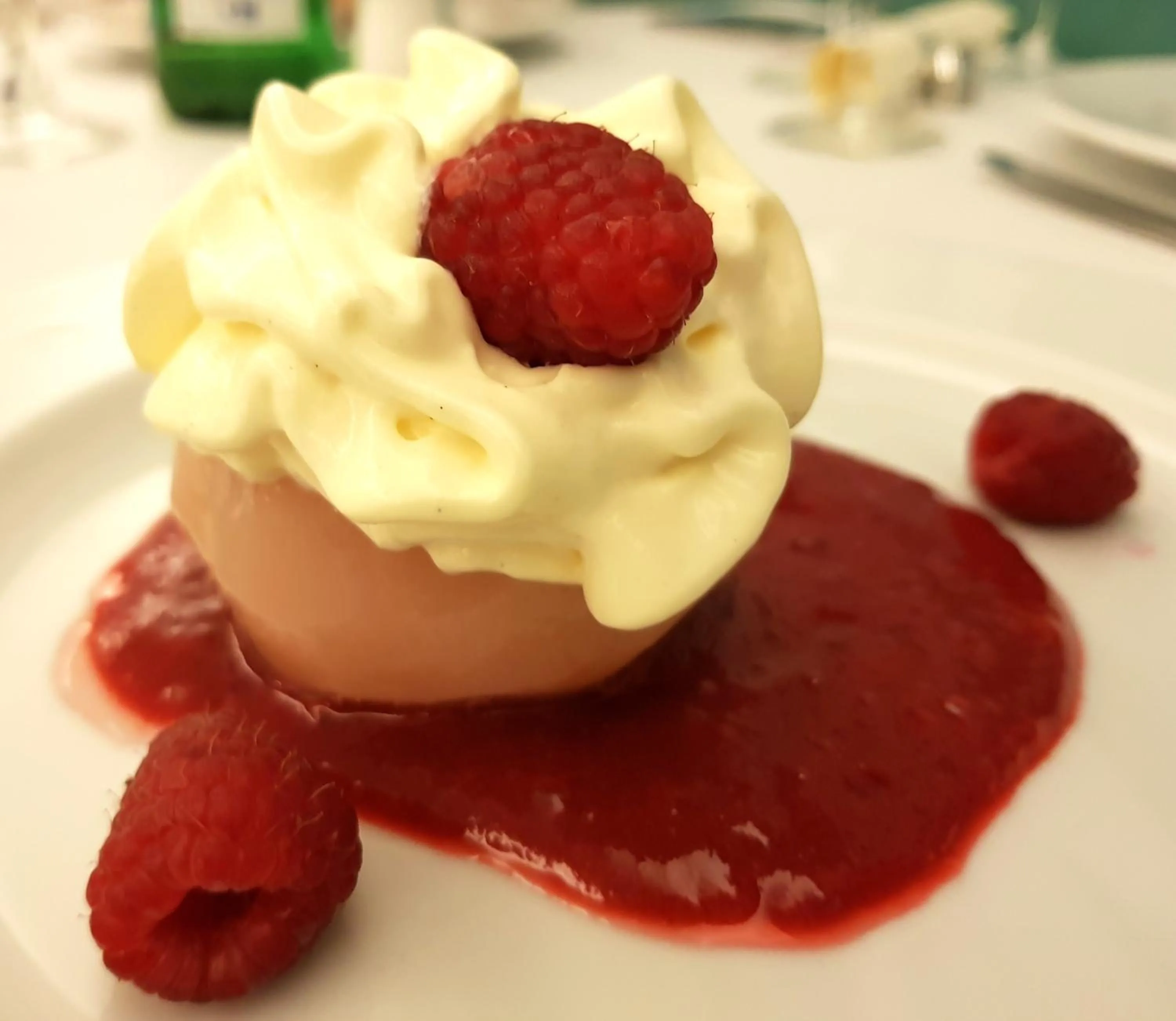 Food close-up in Hotel Bristol