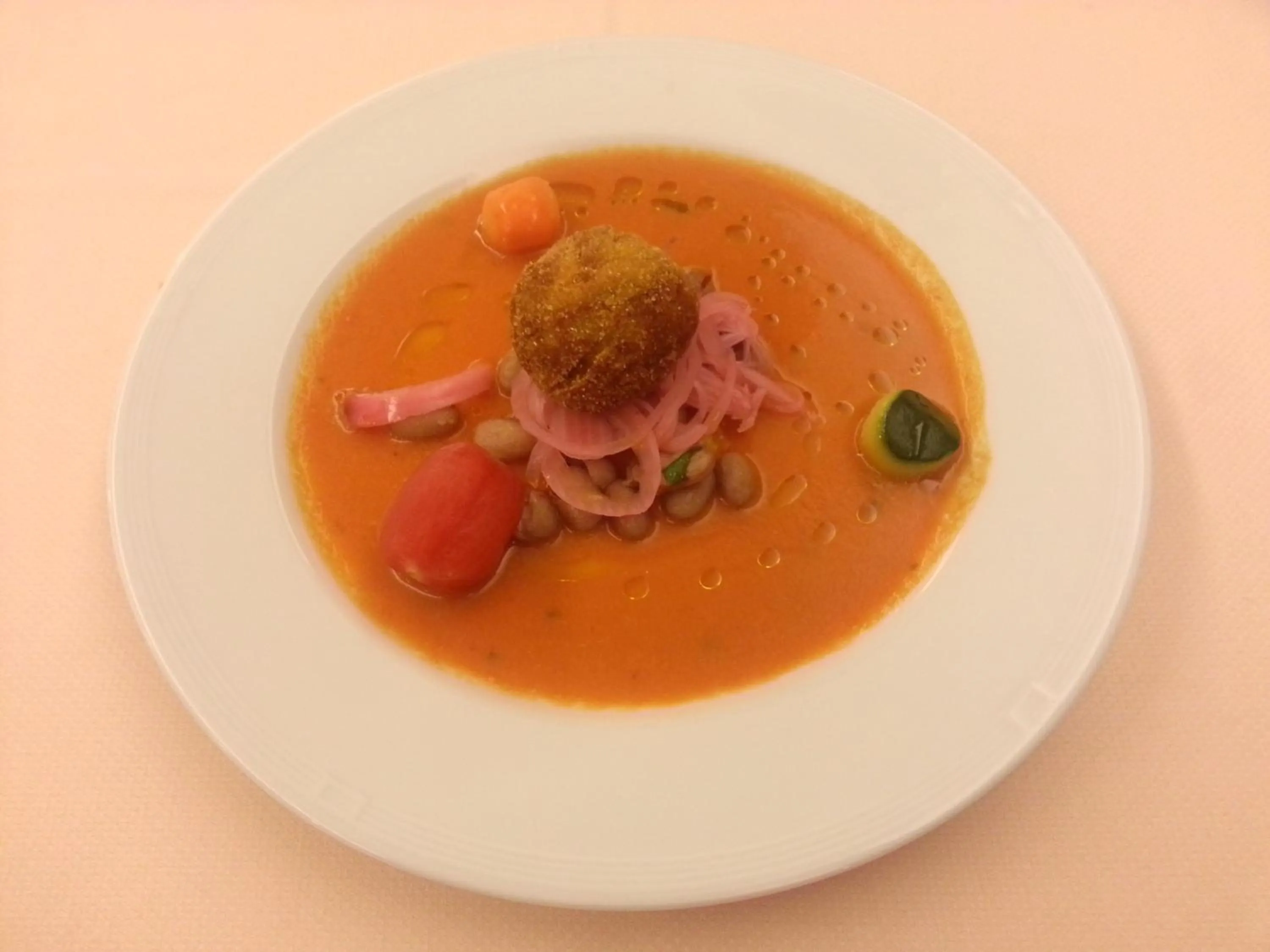 Food close-up in Hotel Bristol