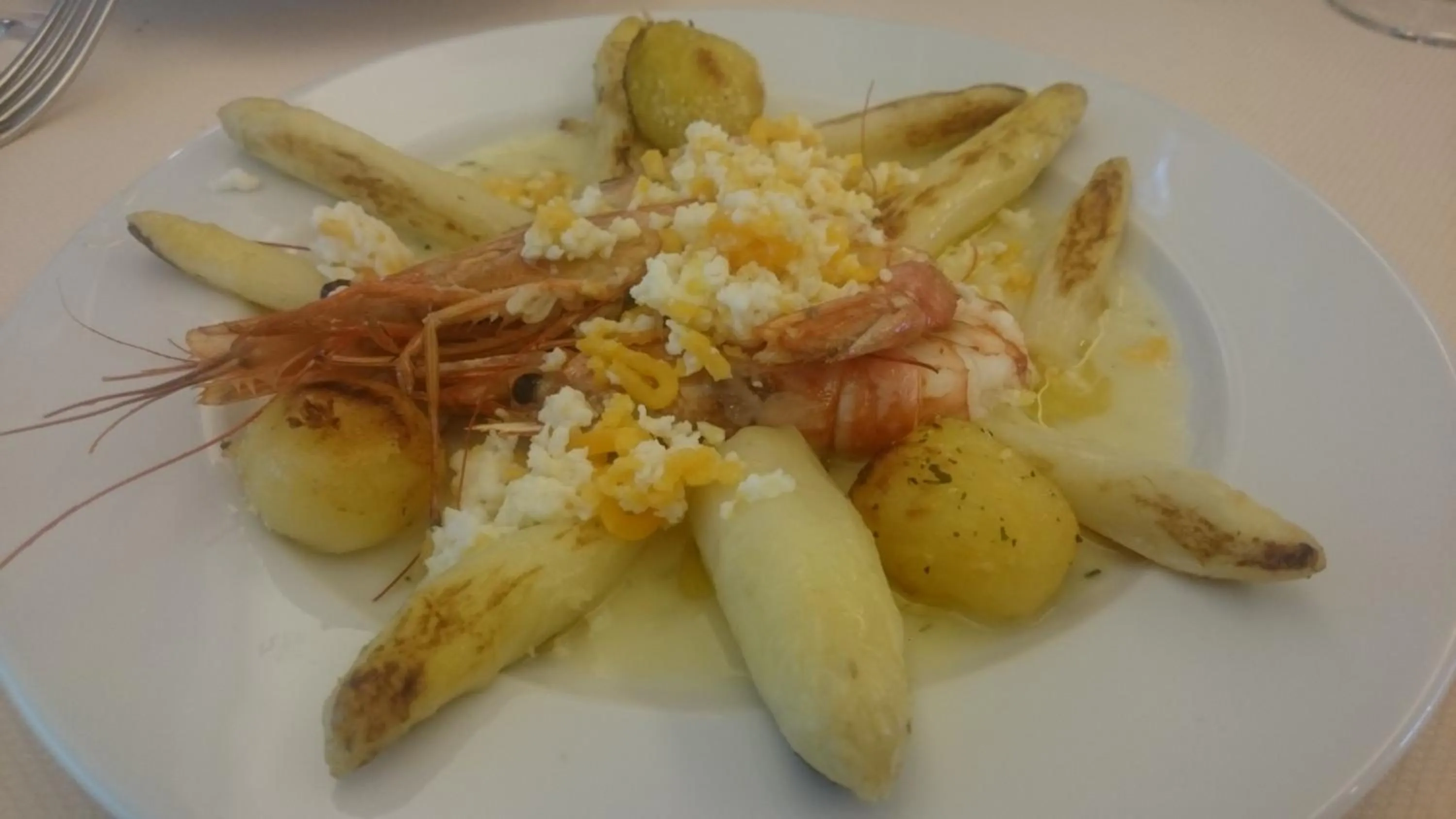 Food close-up in Hotel Bristol