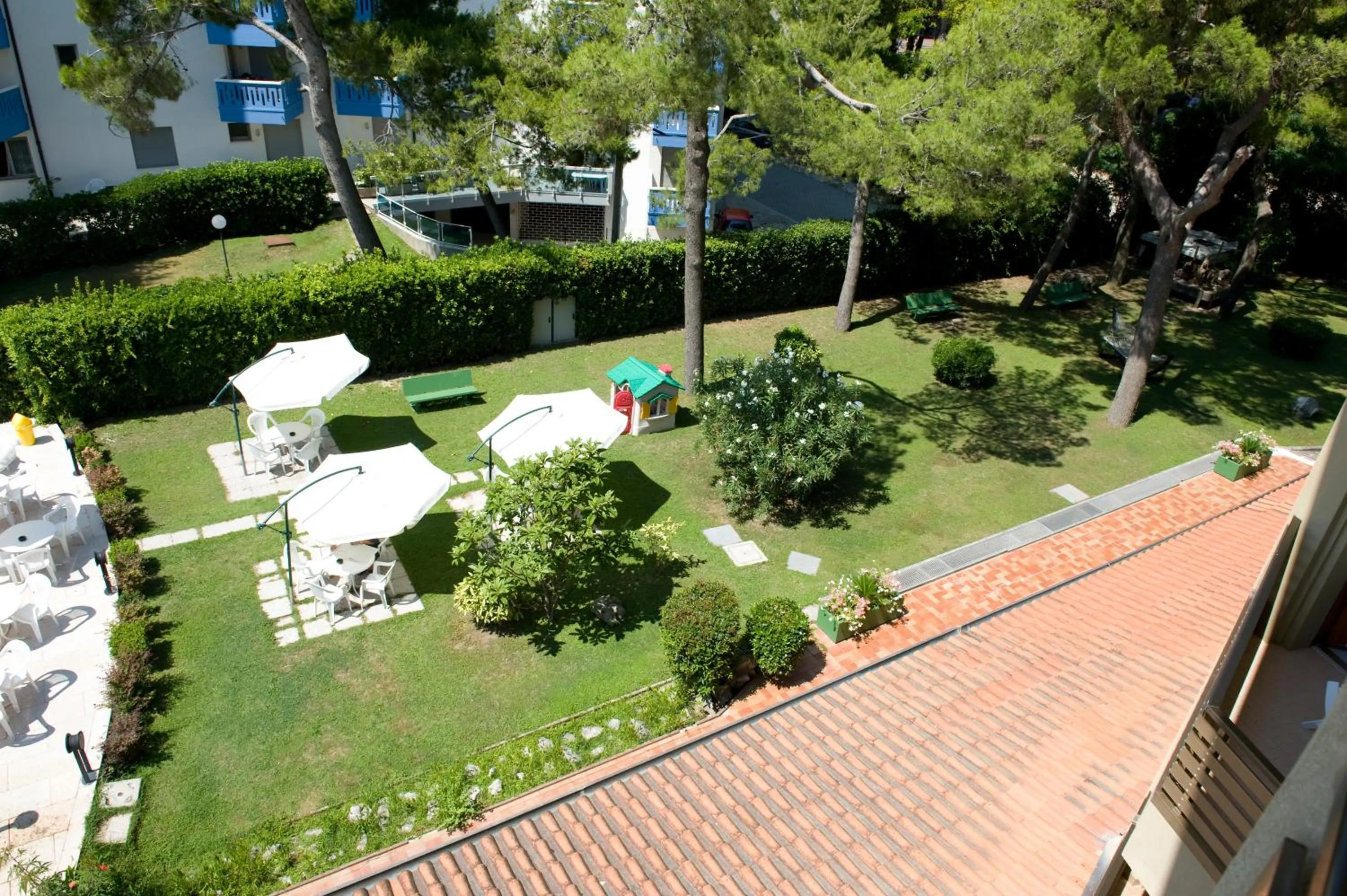 Garden in Hotel Bristol