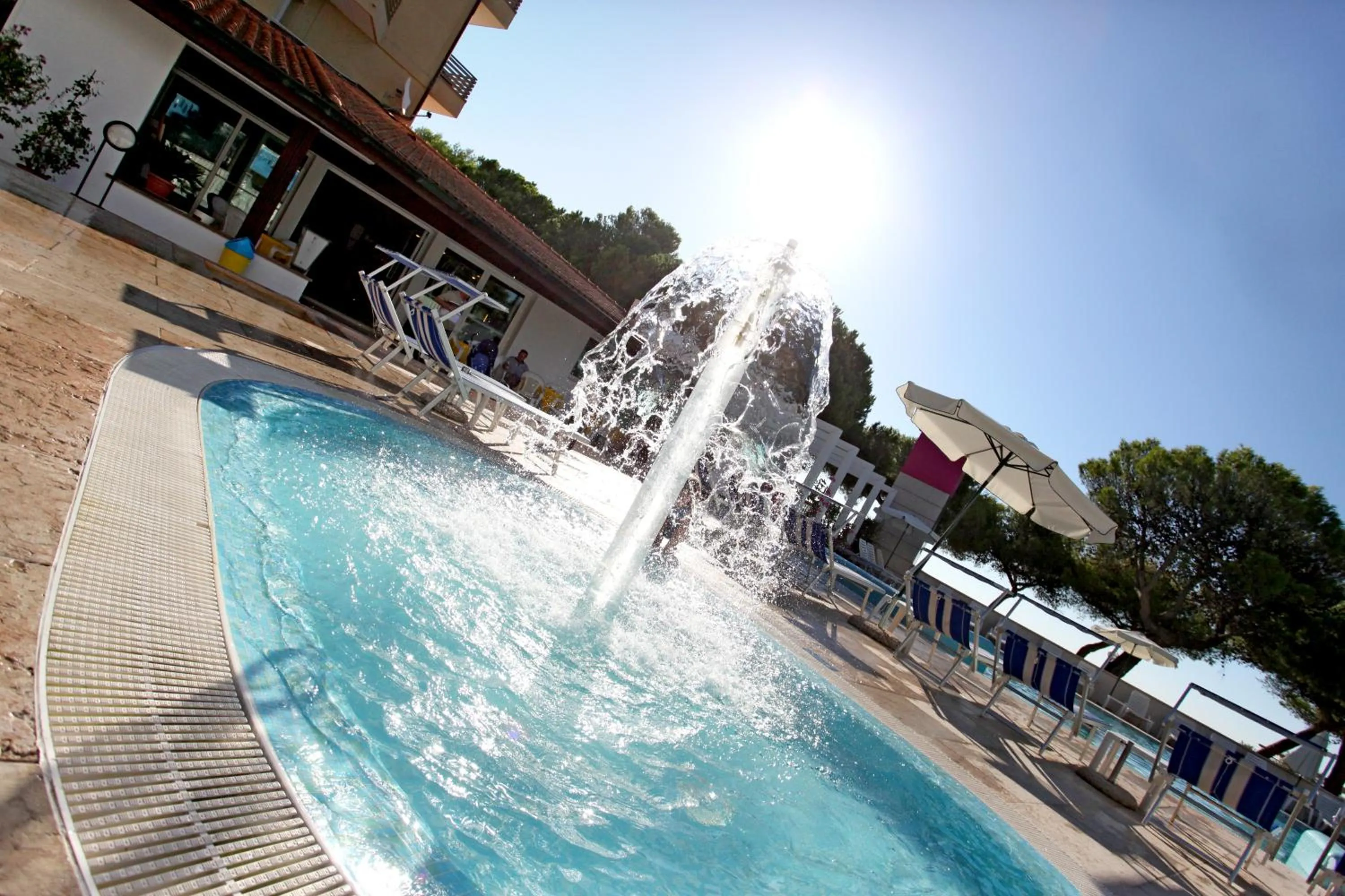 Swimming pool in Hotel Bristol