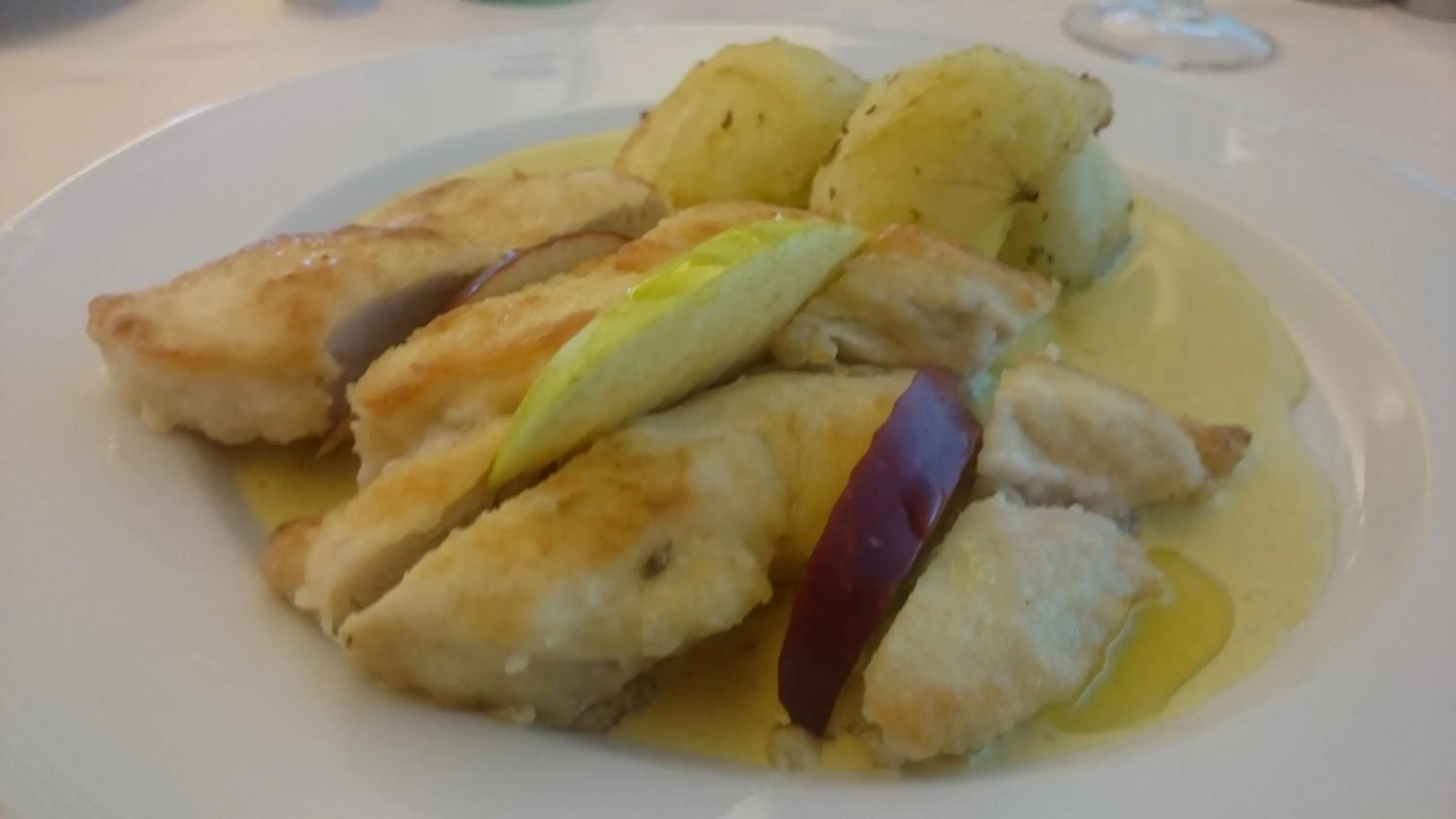 Food close-up in Hotel Bristol