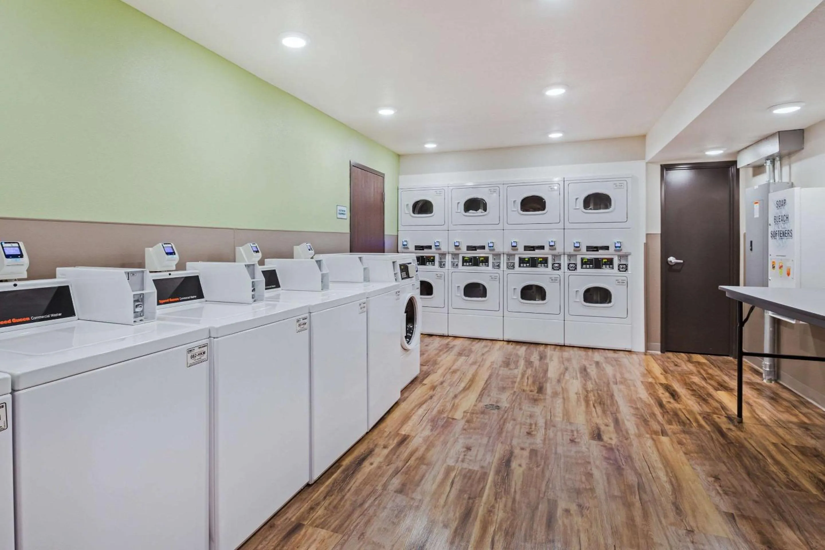 On site in WoodSpring Suites Davenport Quad Cities