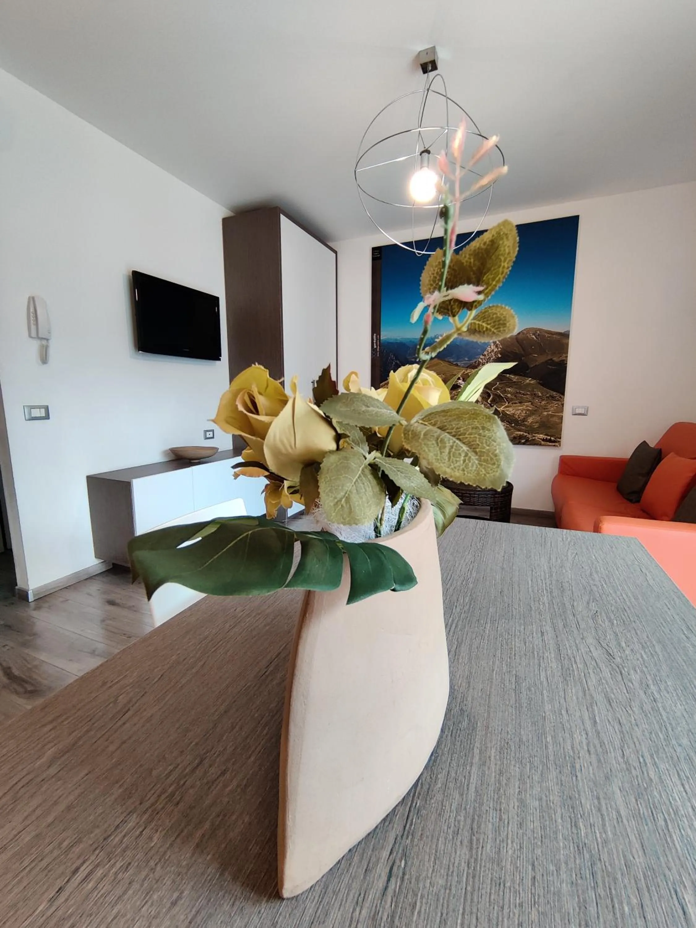 Seating area in Gardesana Active Apartments