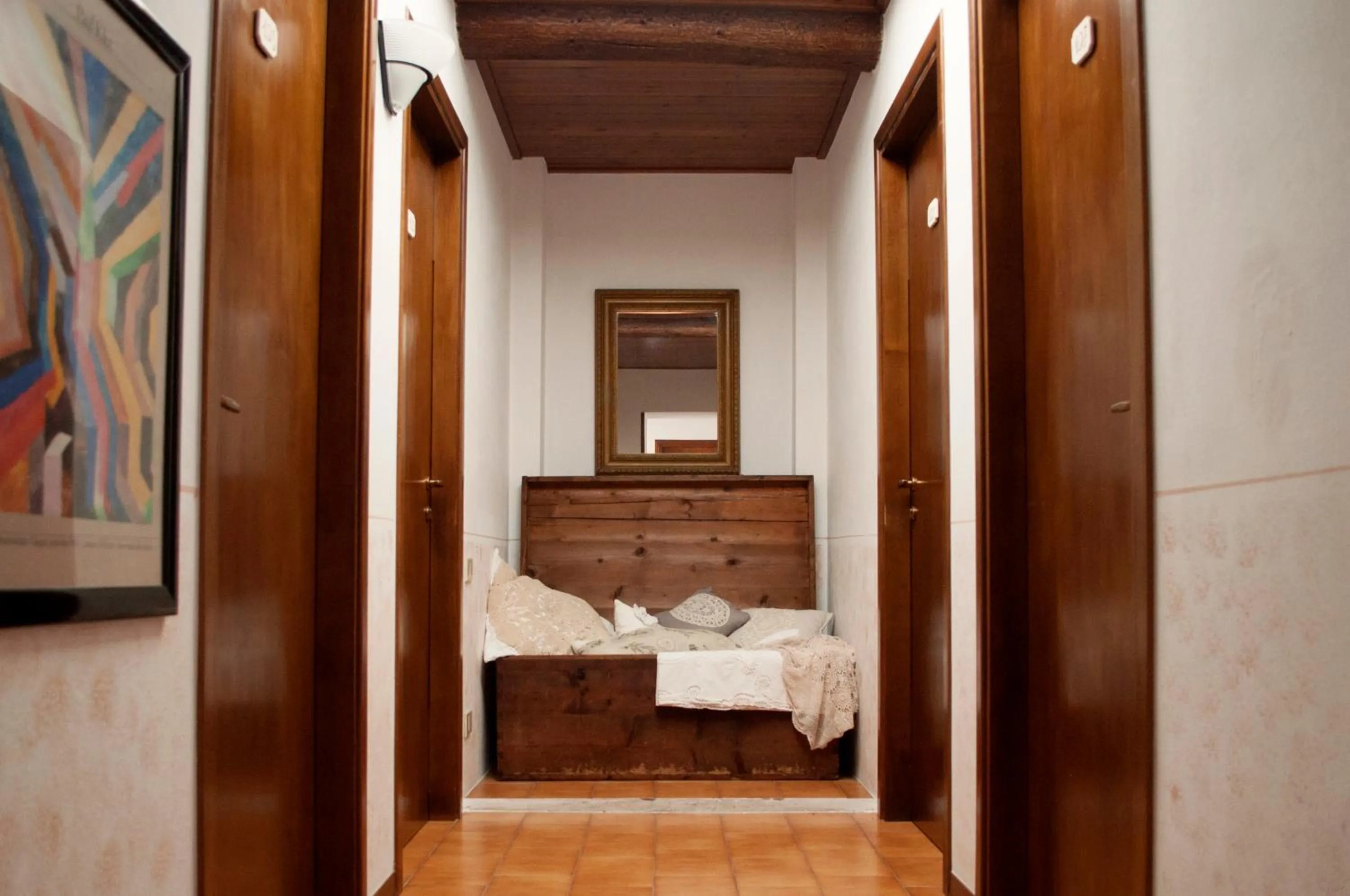 Decorative detail, Bed in Boutique Hotel Corte Malaspina