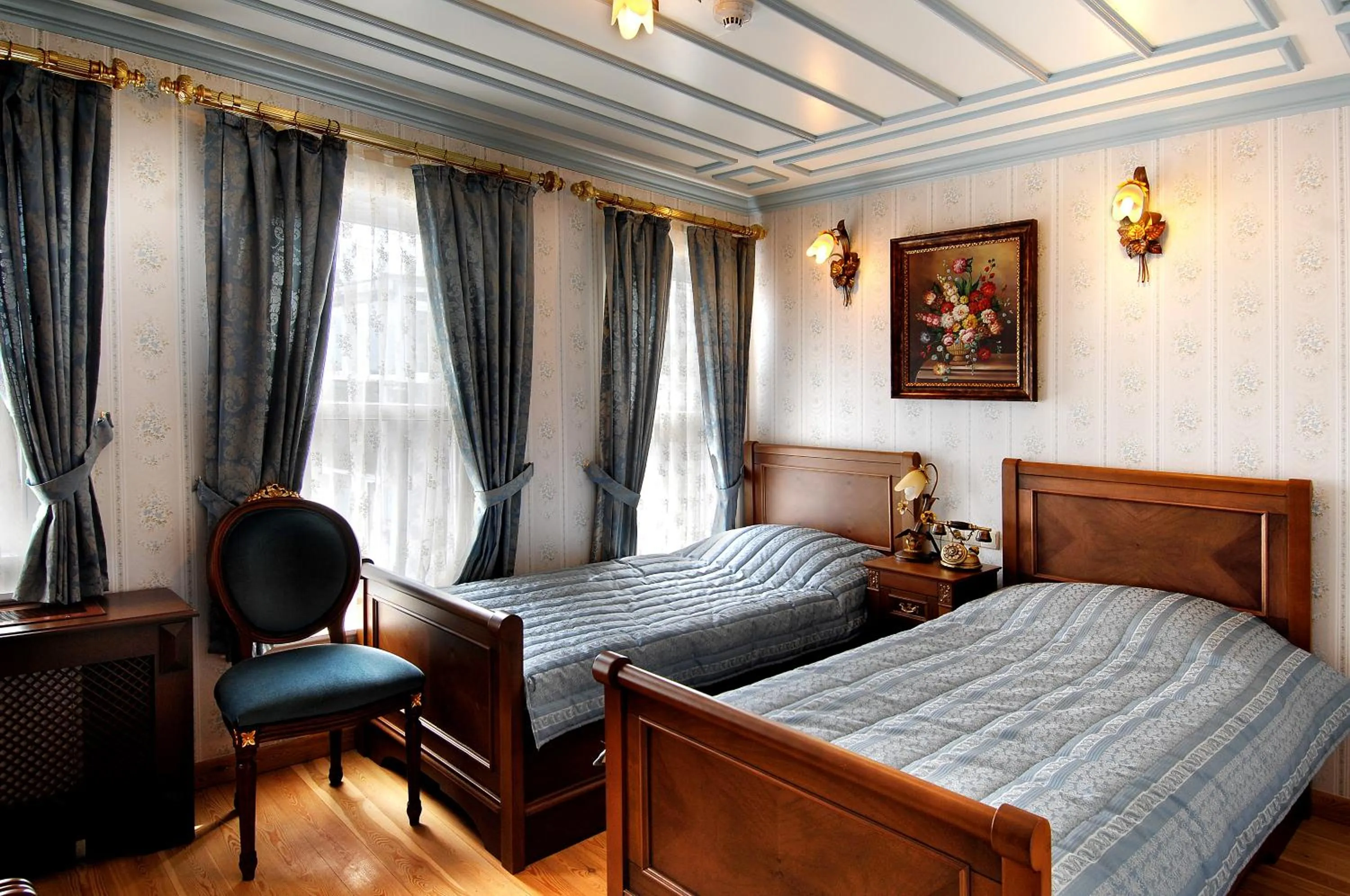 Bed in Darussaade Hotel Old City - Sultanahmet