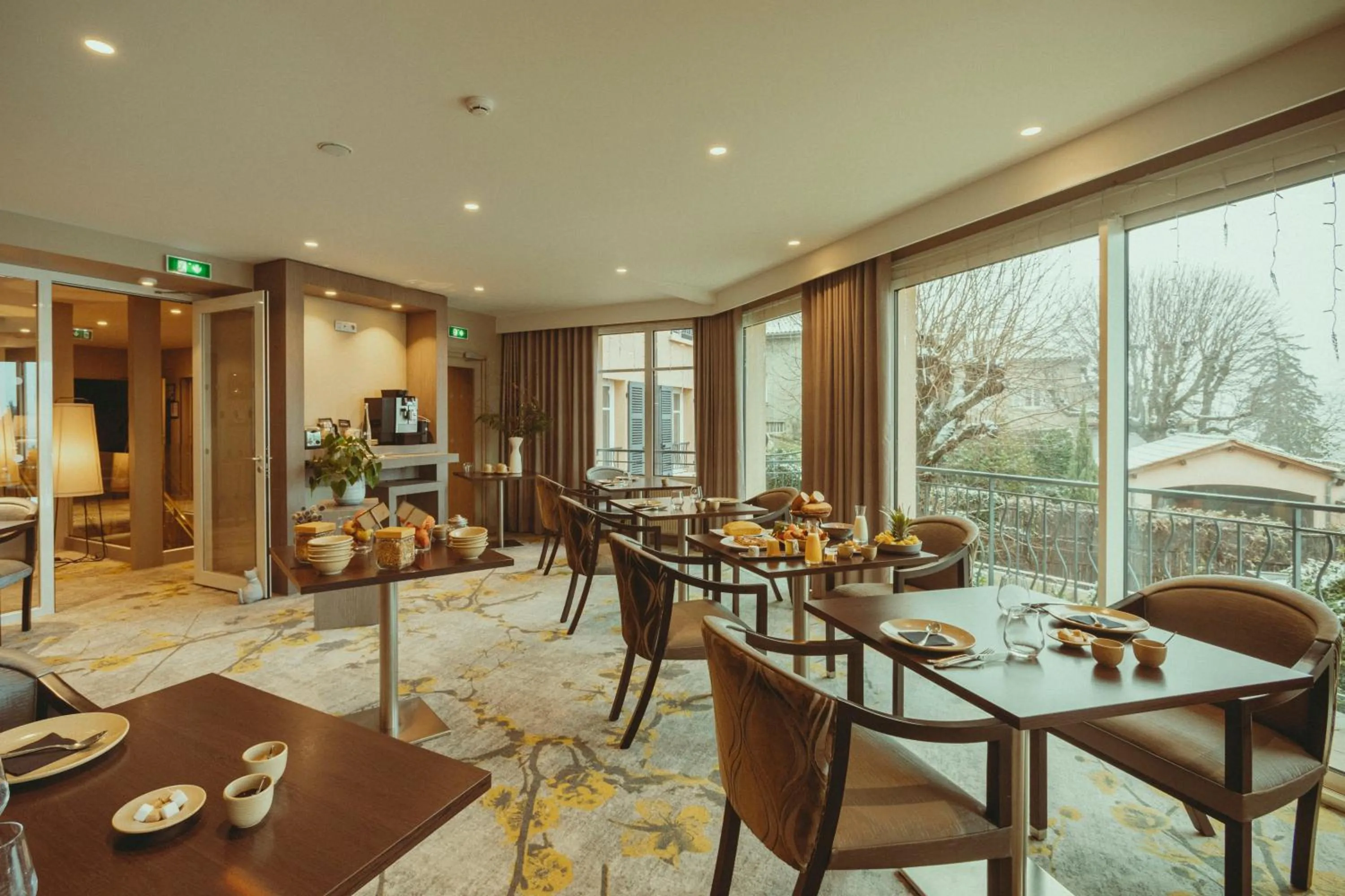 Breakfast in Auberge de Clochemerle - Spa & Restaurant gastronomique étoilé