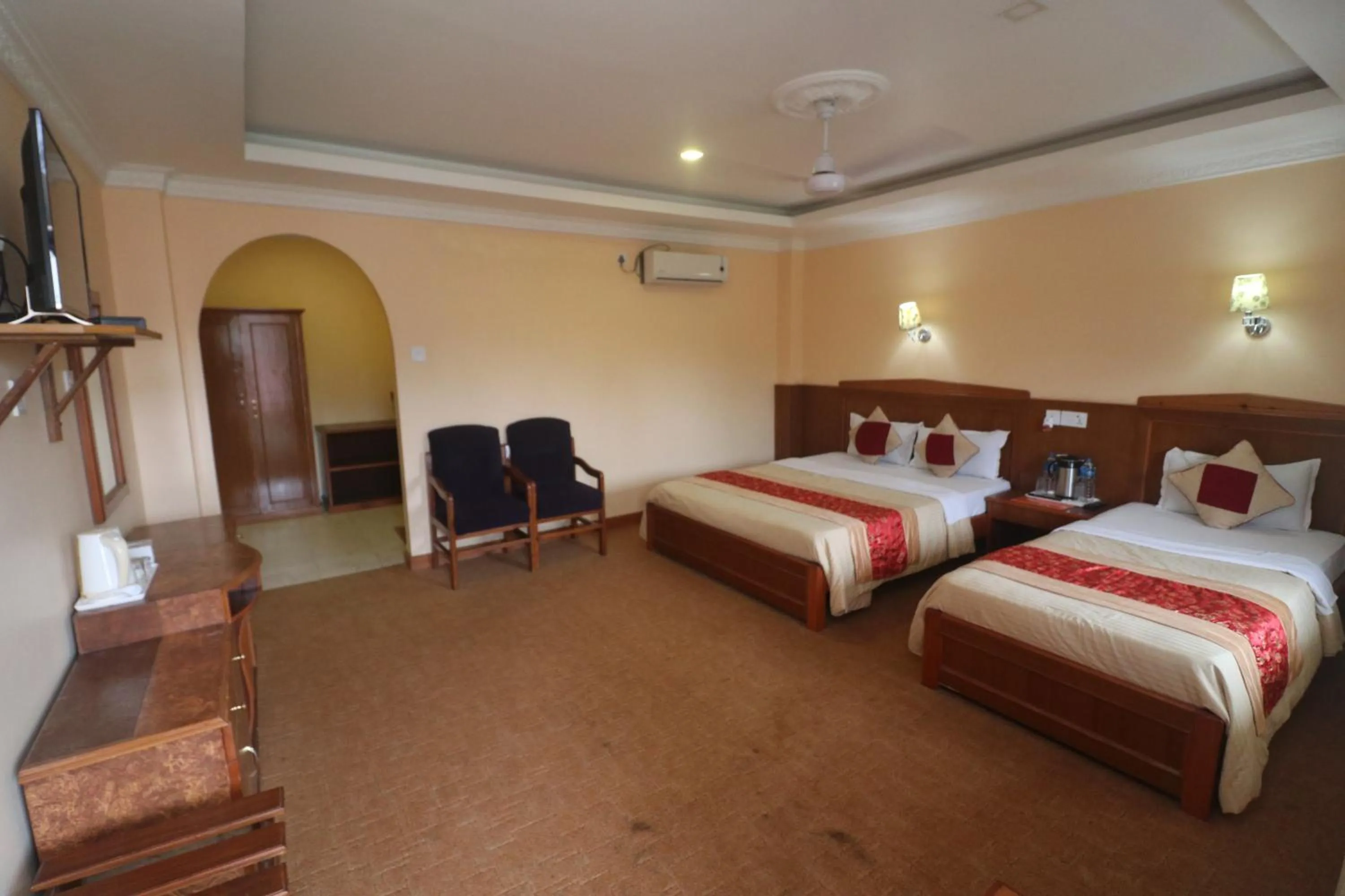 Bed in Hotel Wildlife Camp