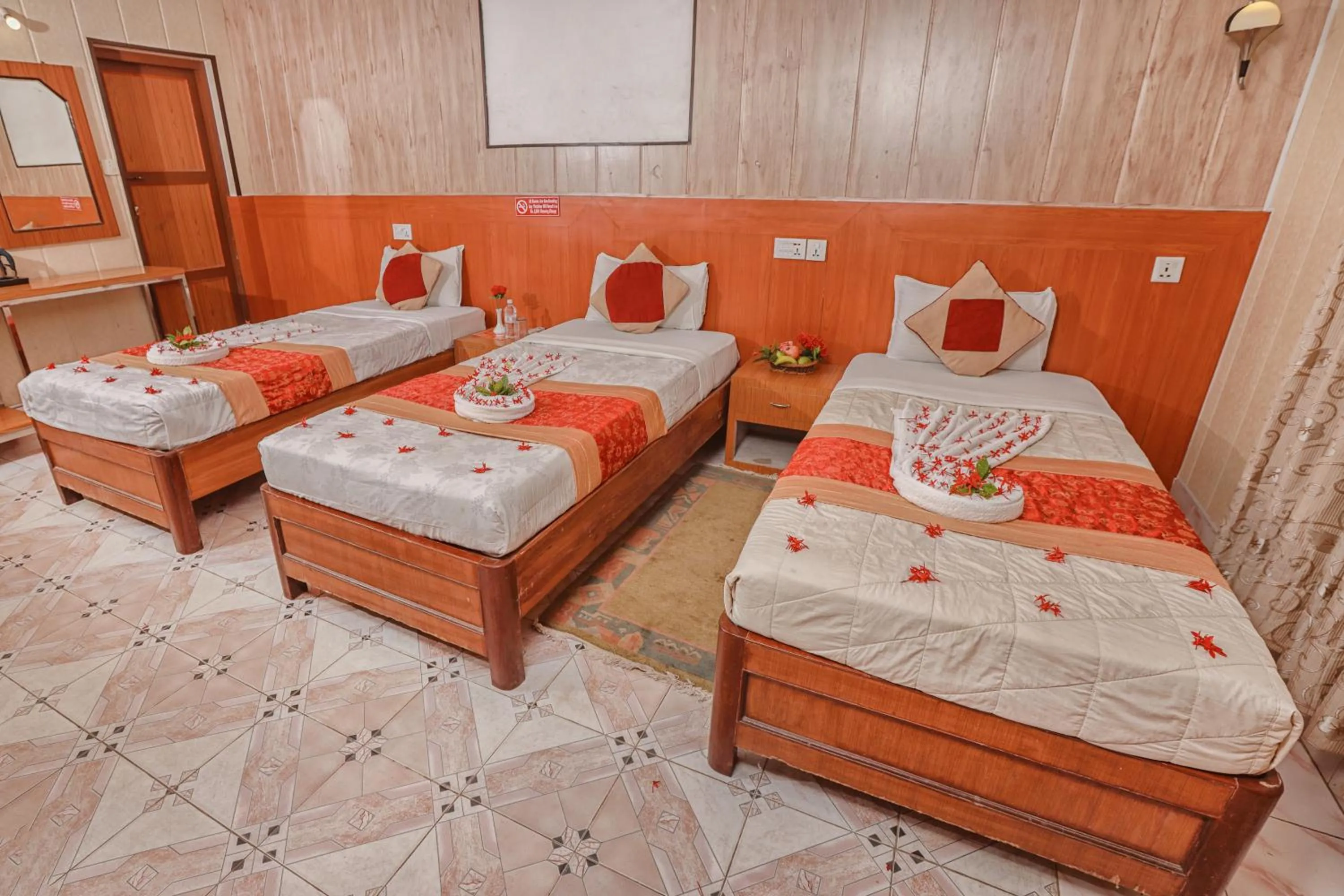 Bed in Hotel Wildlife Camp