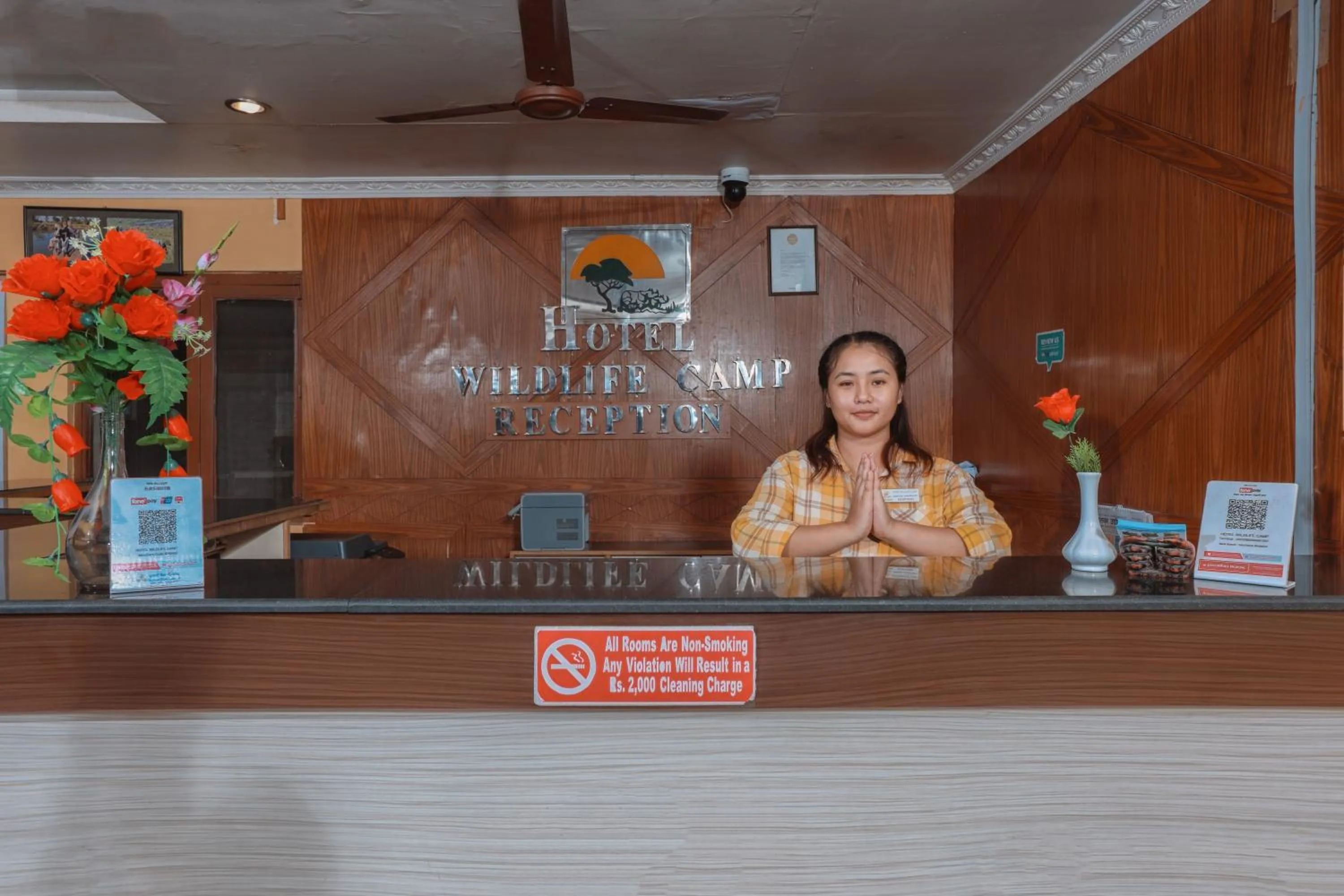 Lobby or reception in Hotel Wildlife Camp