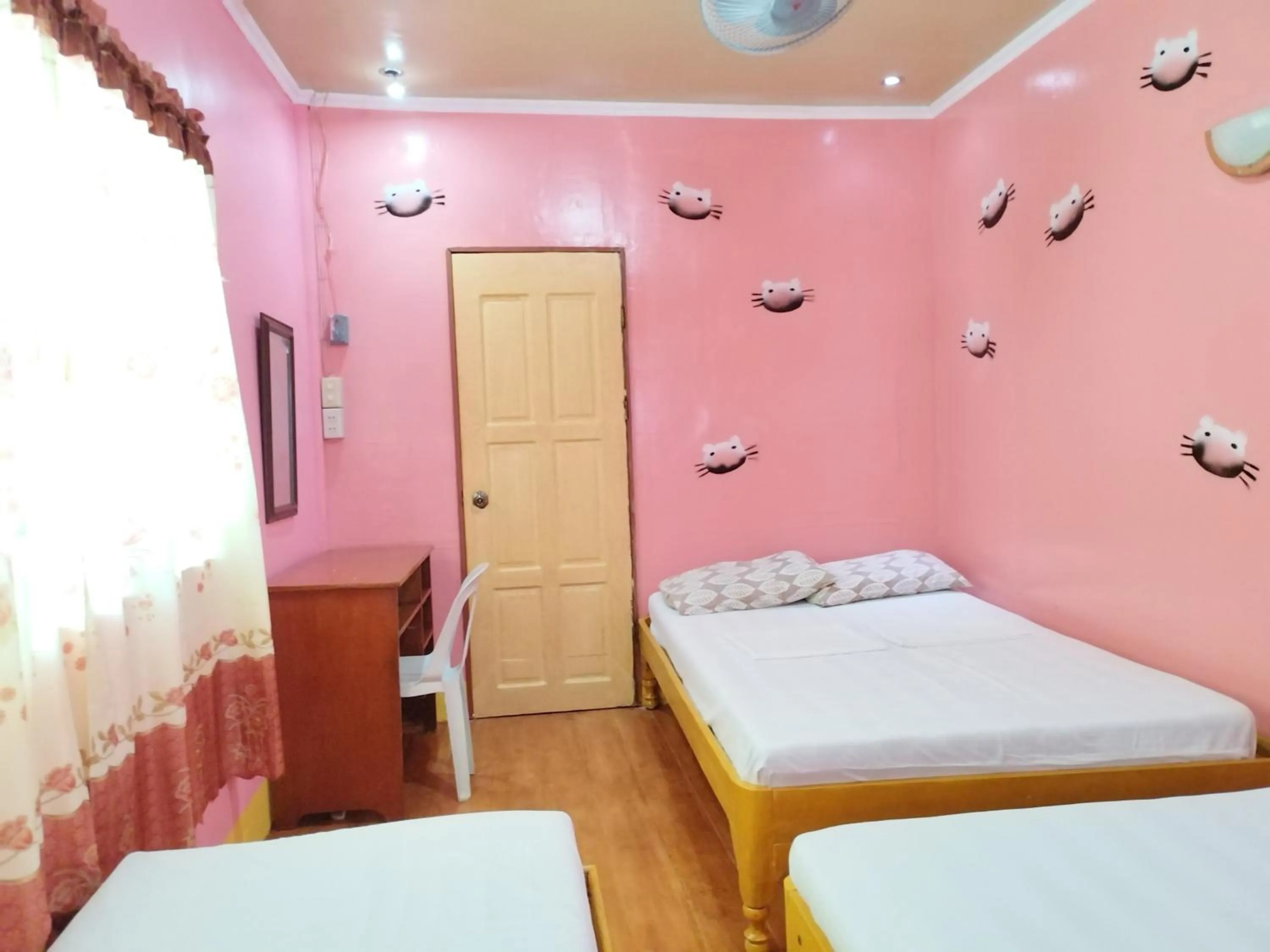 fireplace in Villa Corrales Homestay