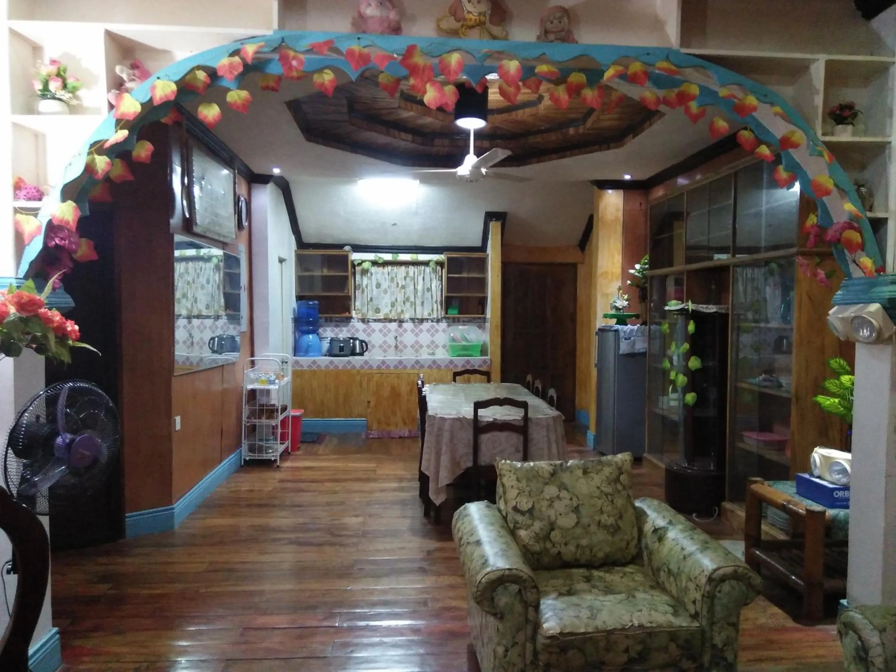 Seating area in Villa Corrales Homestay