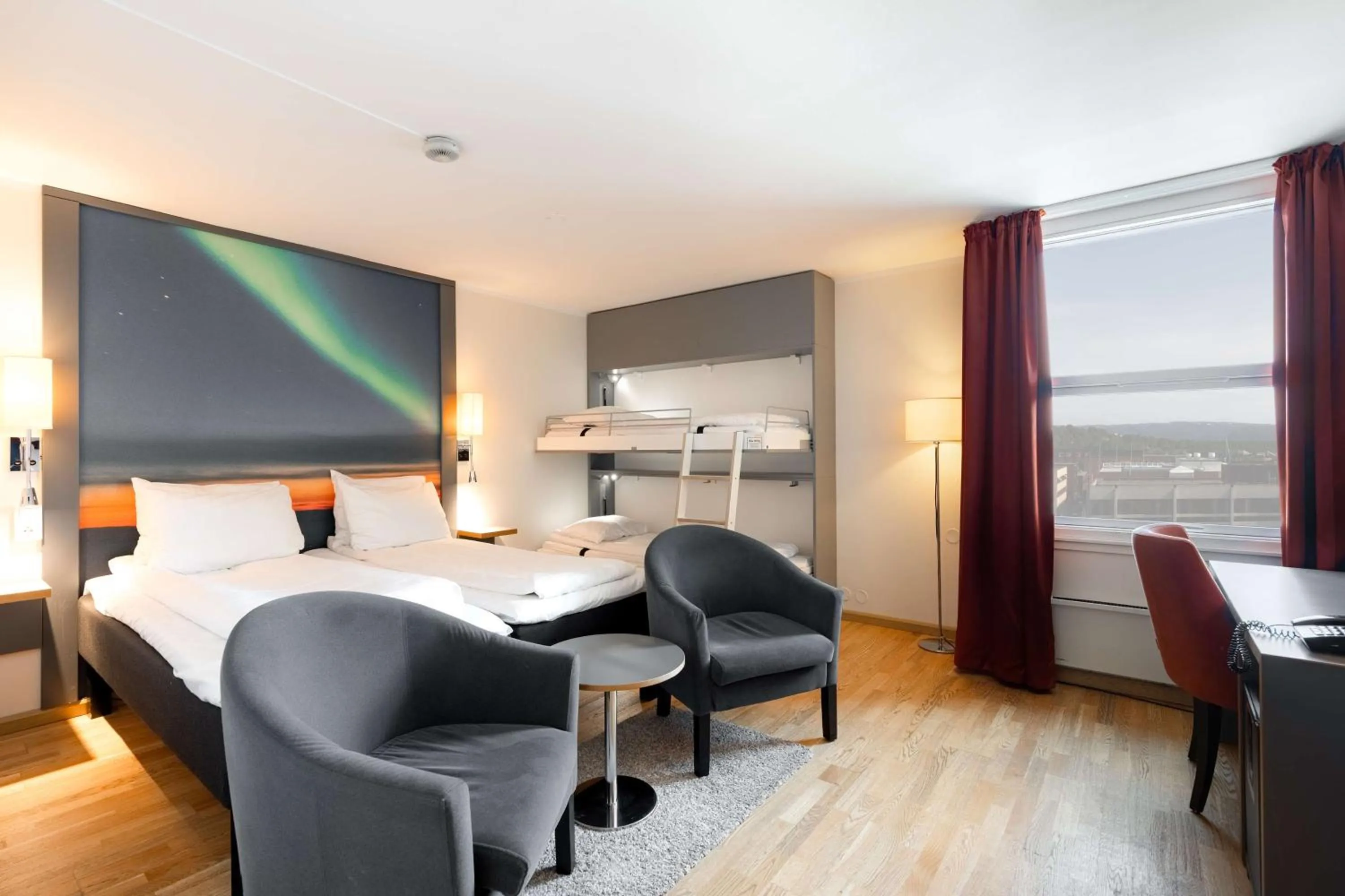 Bedroom, Bed in Scandic Alta