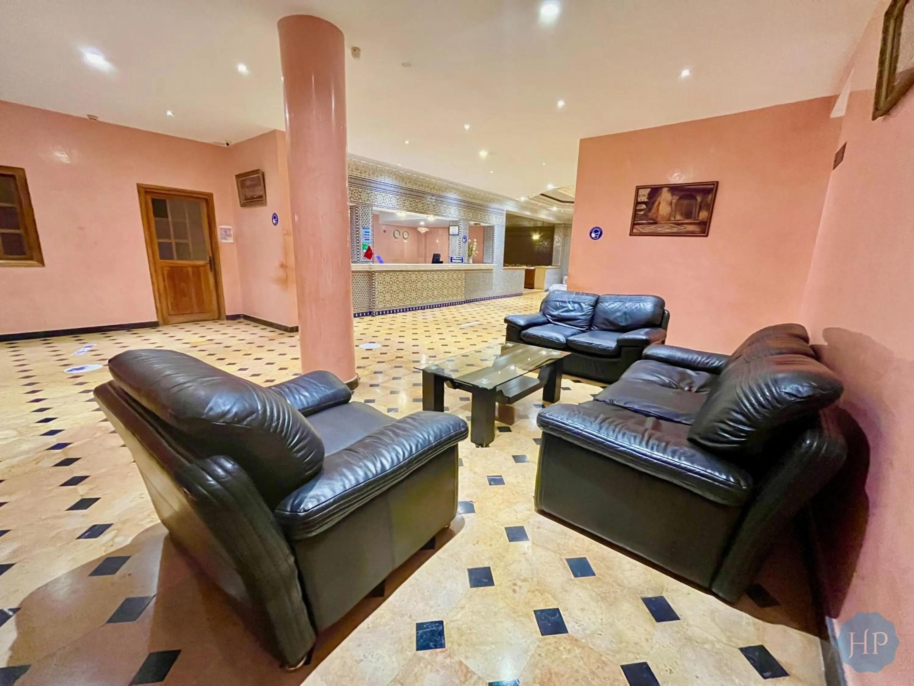 Lobby or reception in Hôtel Plaisance