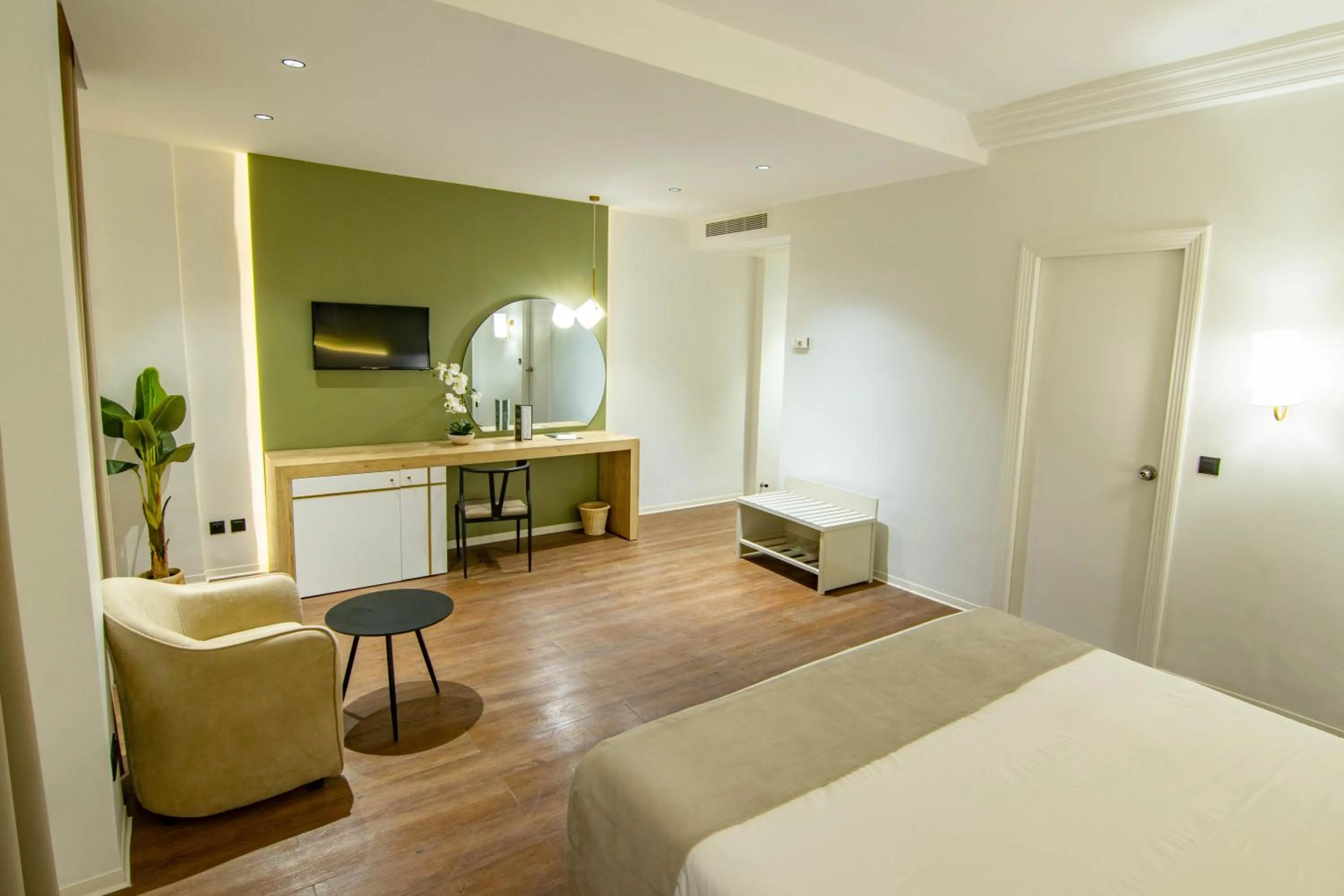 Bed in Hotel Ibn Khaldoun