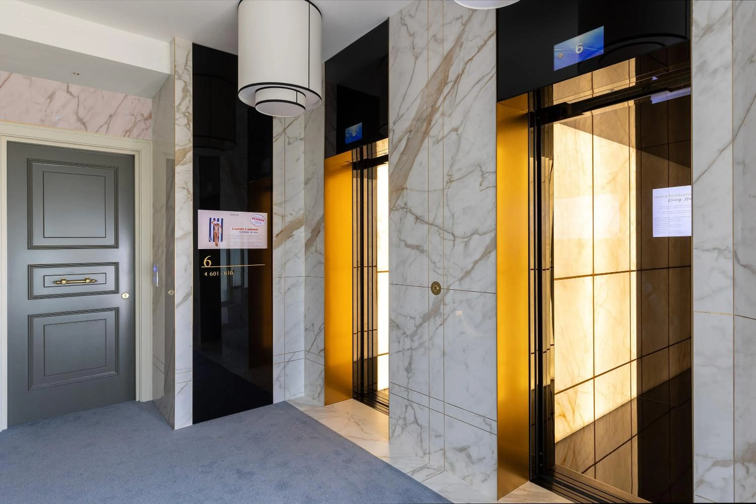 elevator in Hotel Abner's