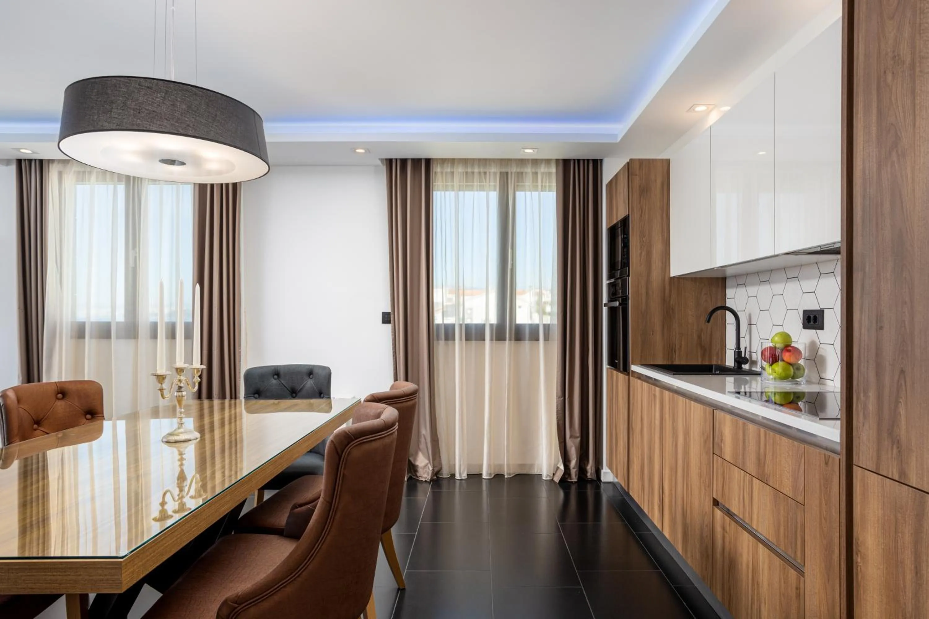 Kitchen or kitchenette in VIPo Prestige Apartments