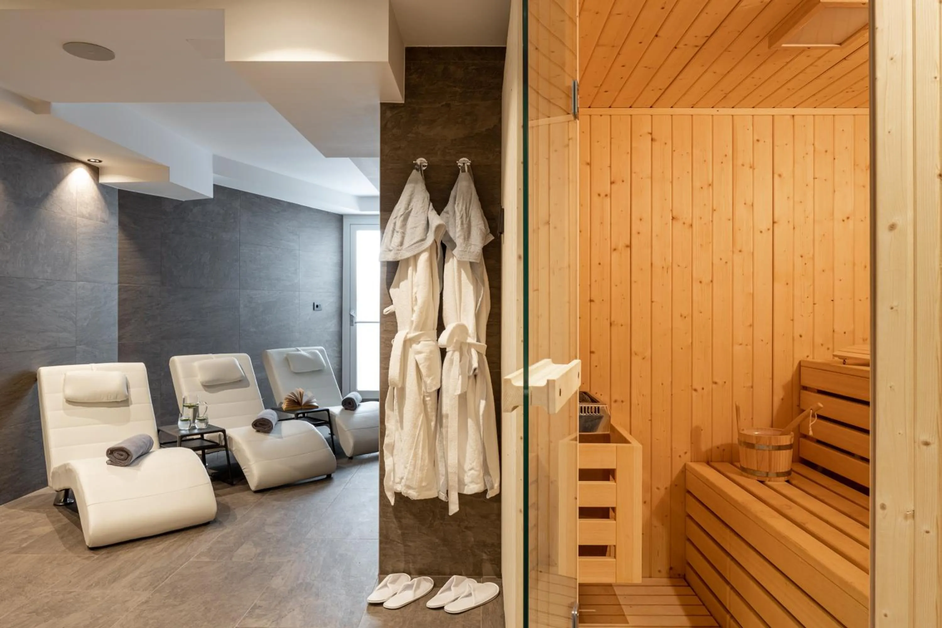 Sauna in VIPo Prestige Apartments