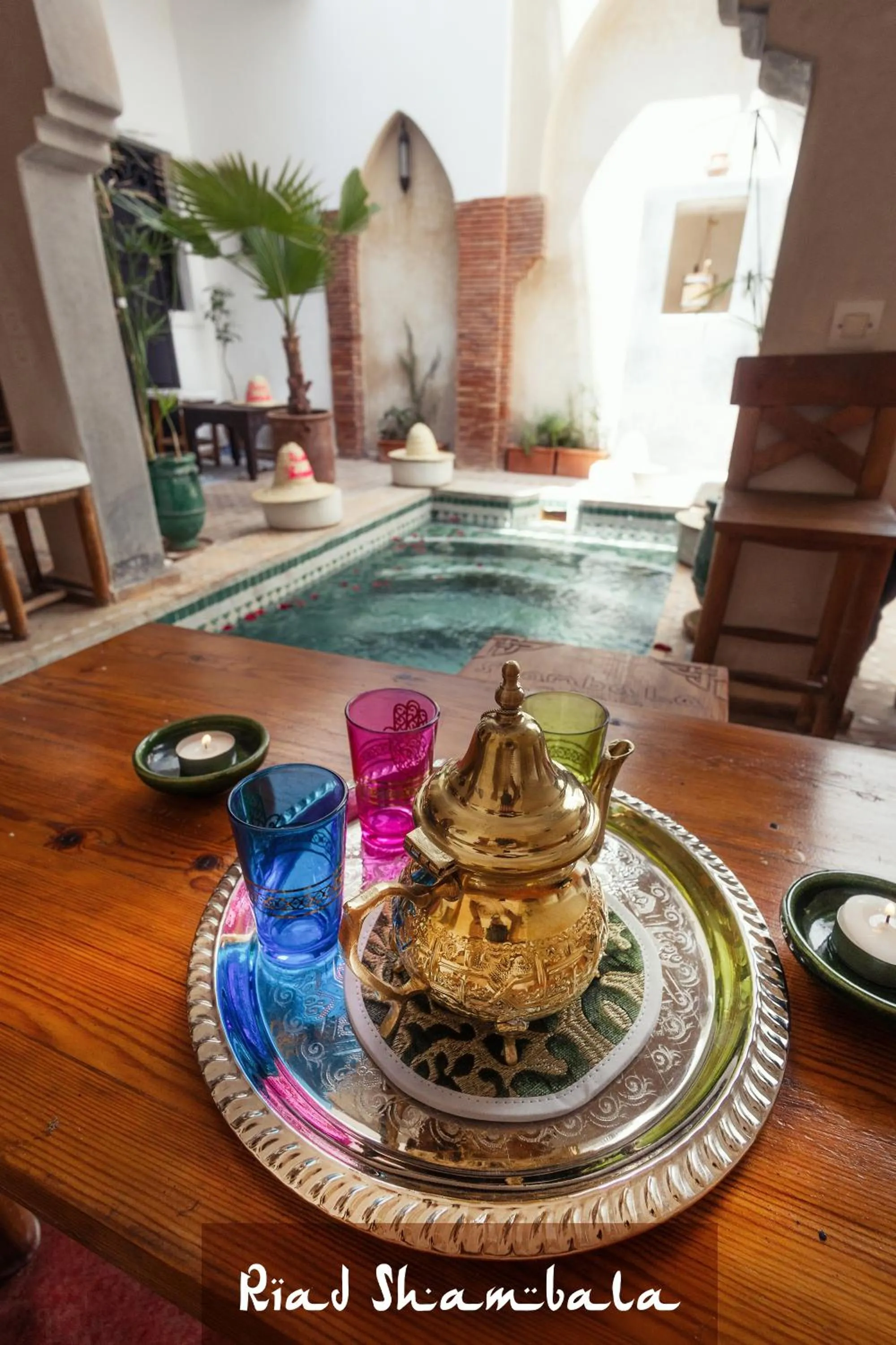 Natural landscape in Riad Shambala