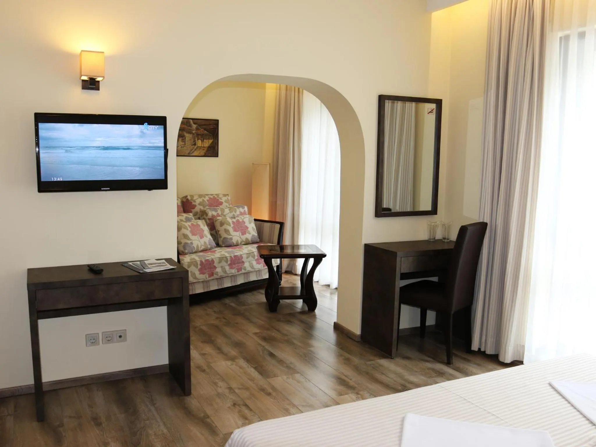 TV and multimedia, Bed in Aqua Varvara Hotel