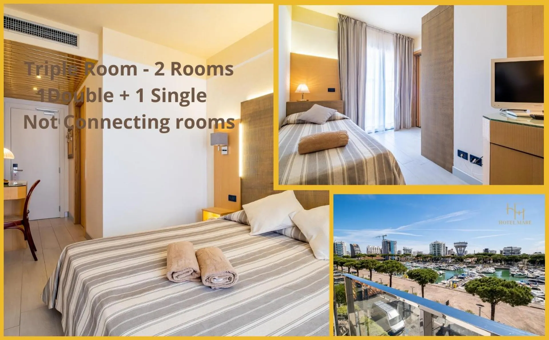 Bedroom, Bed in Hotel Mare