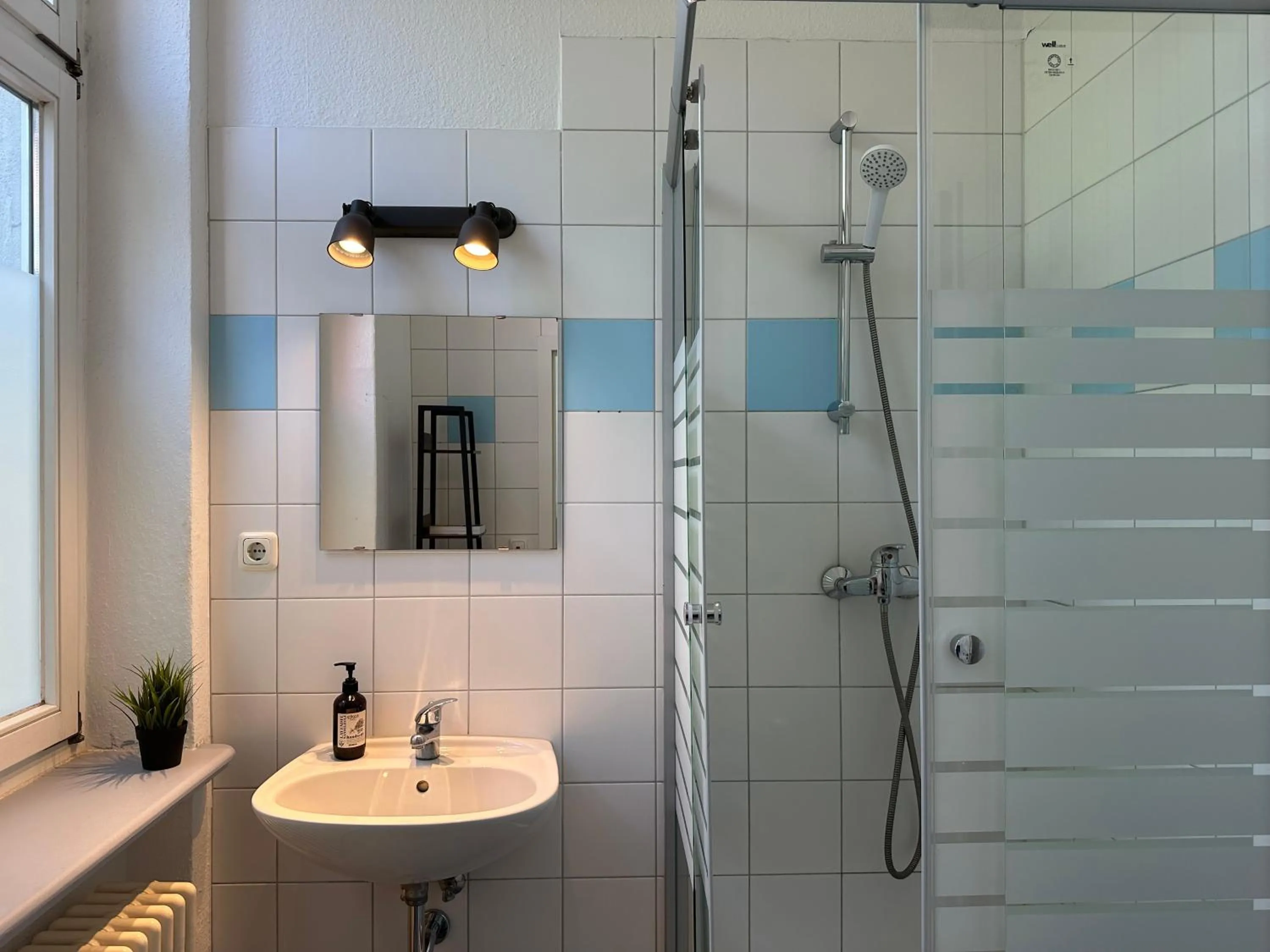 Shower in Blue Doors Hostel Altstadt