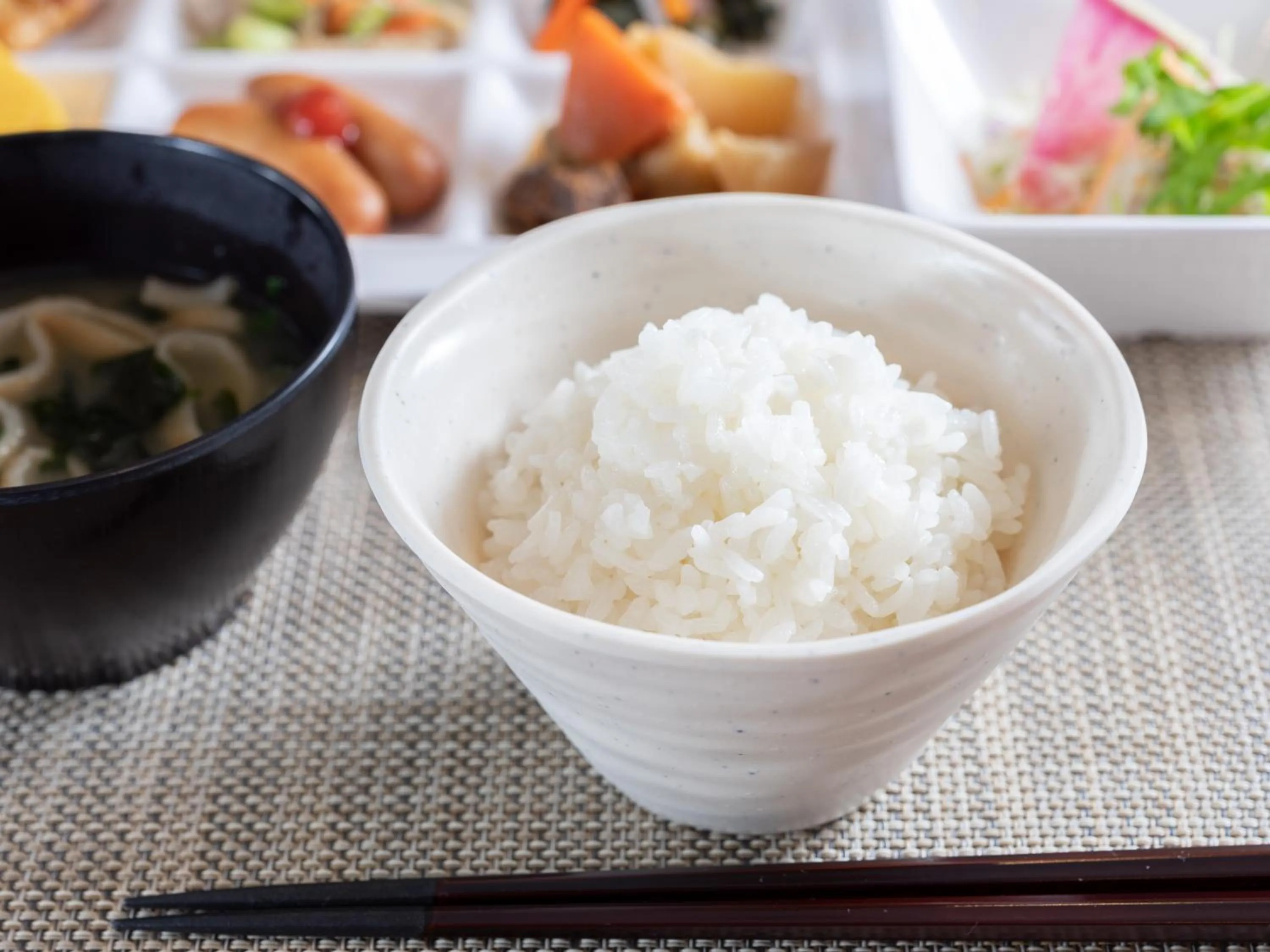 Buffet breakfast in Super Hotel Saitama Kawagoe