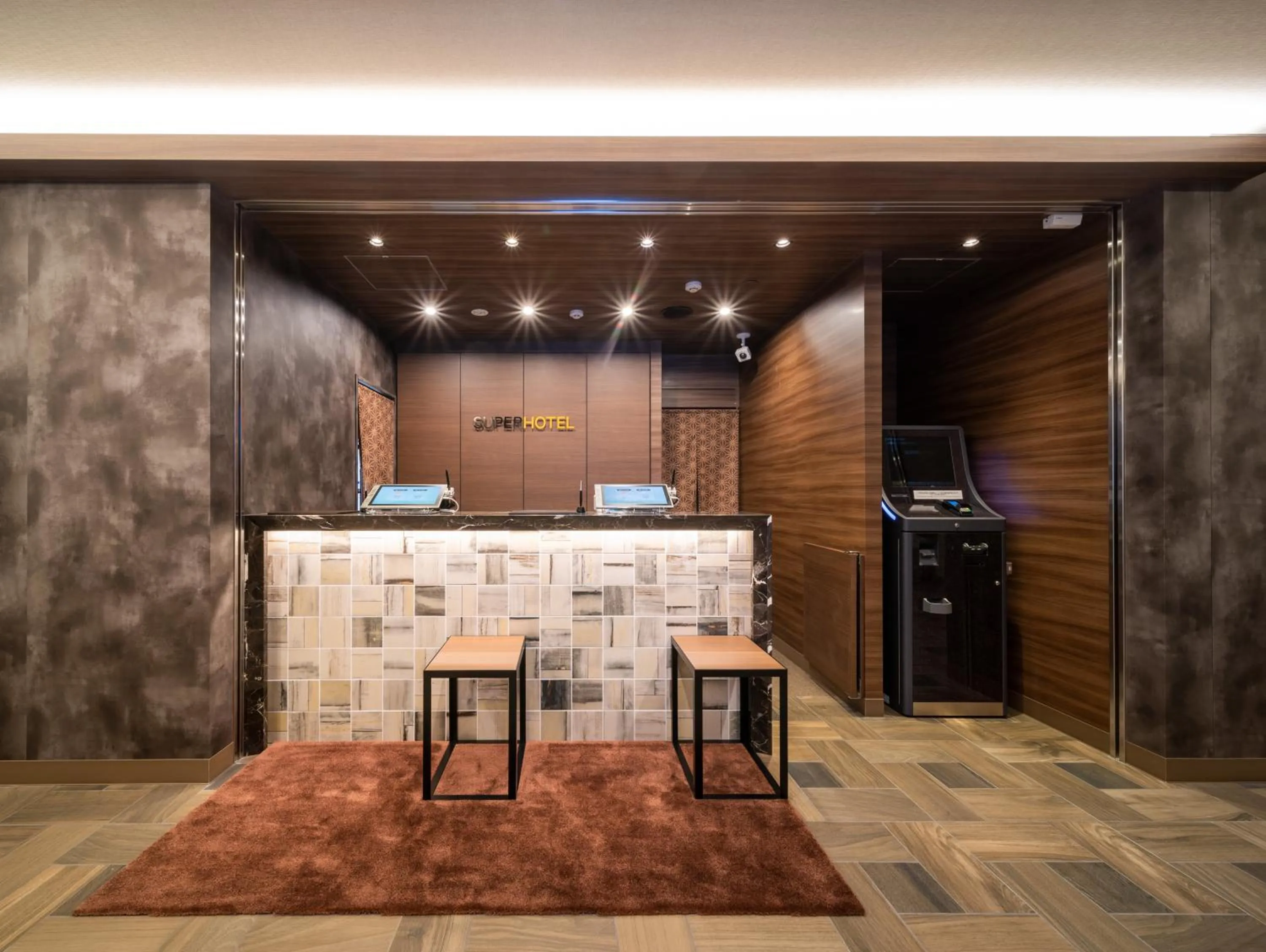 Lobby or reception in Super Hotel Saitama Kawagoe
