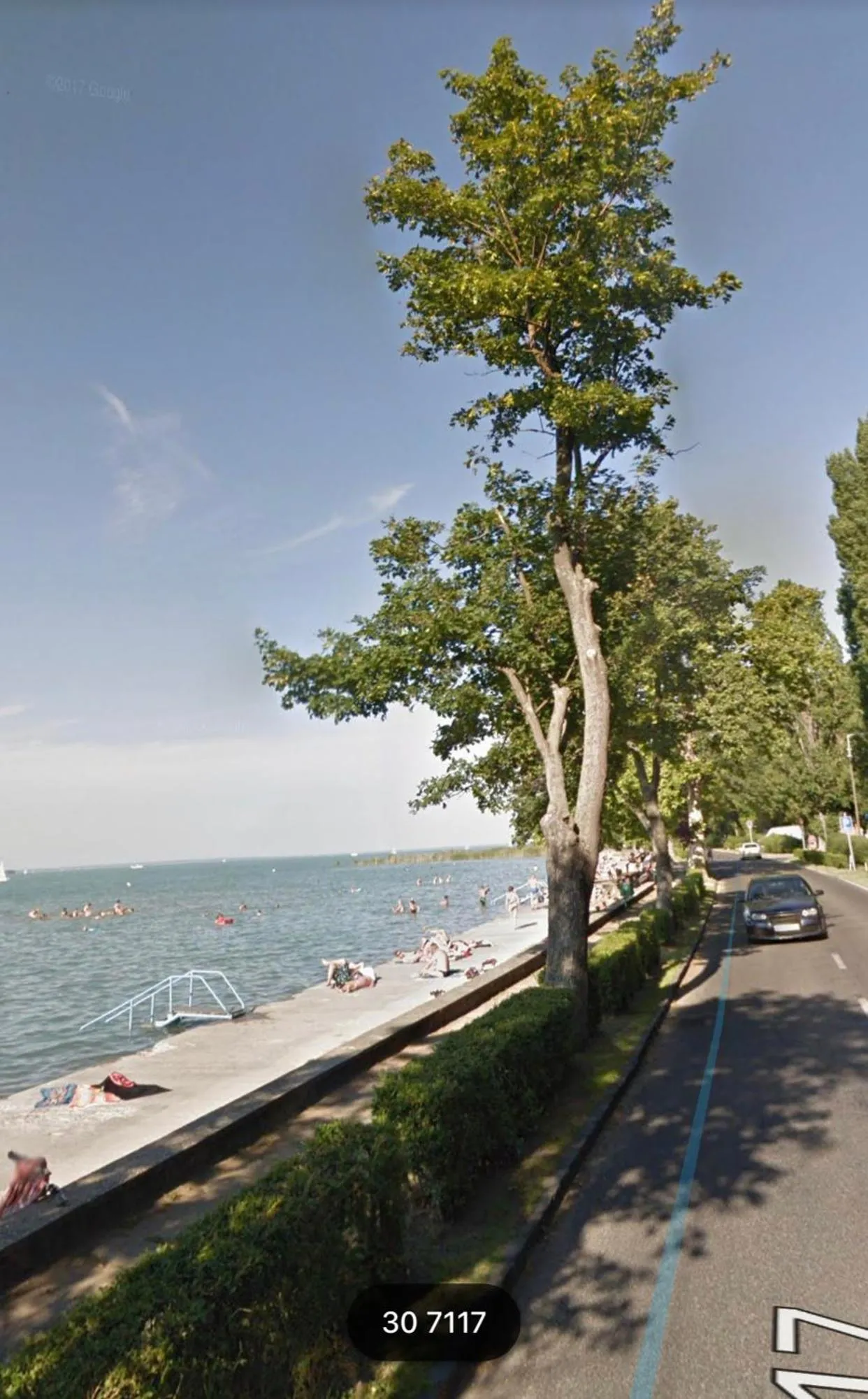 Beach in Villa Borostyán