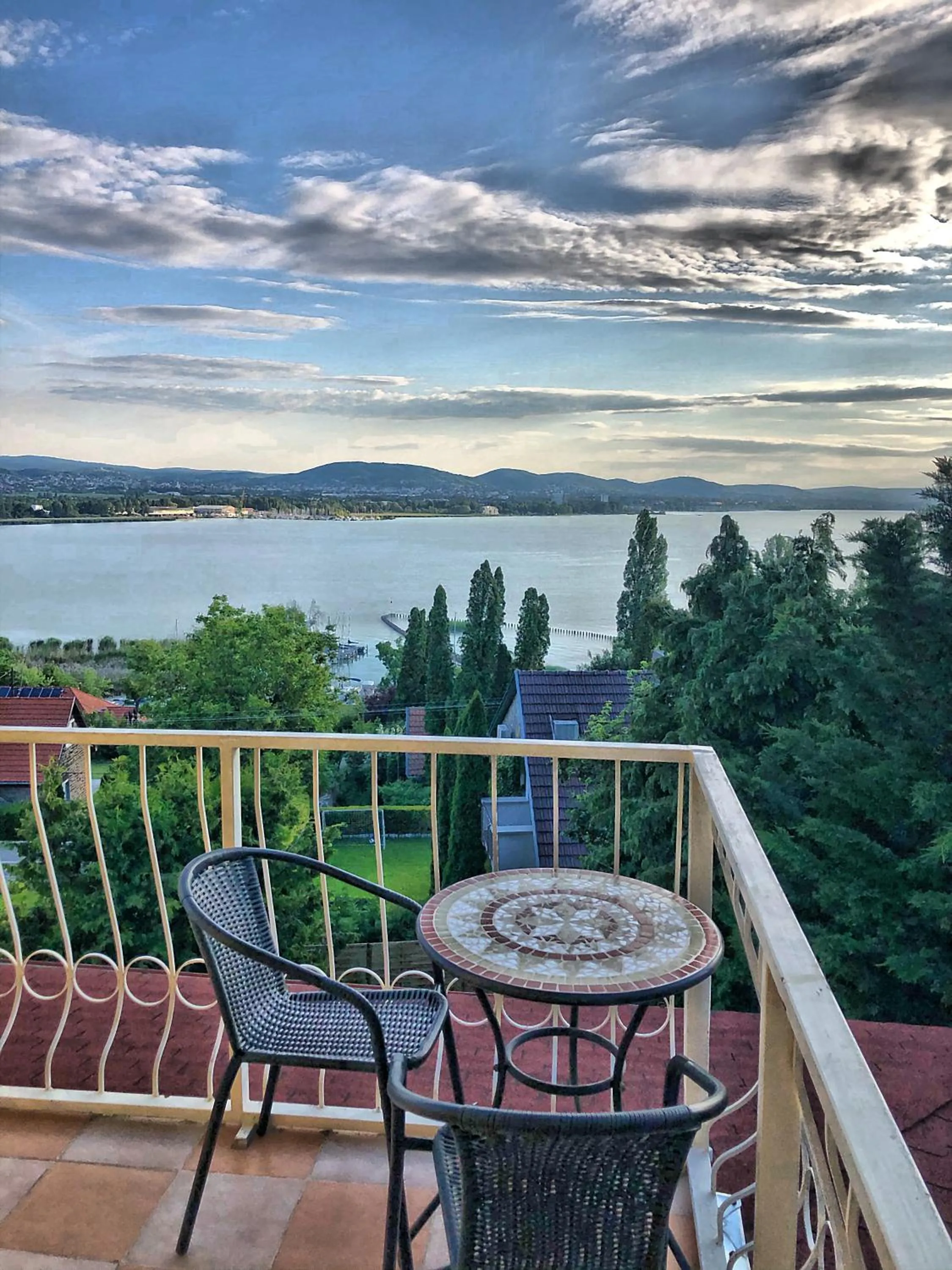 Balcony/Terrace in Villa Borostyán
