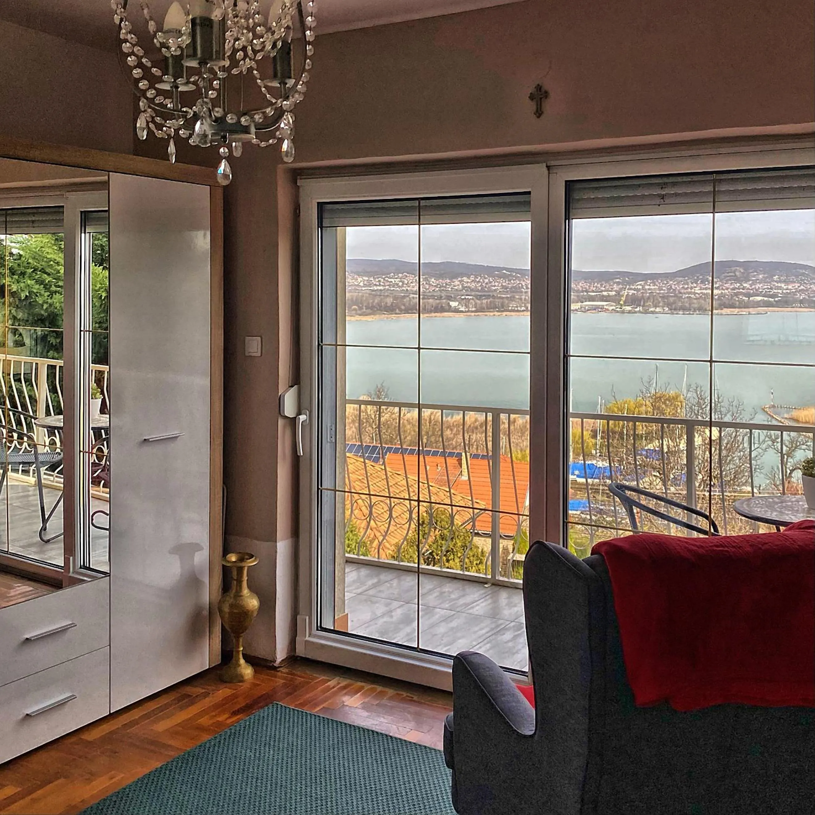 Balcony/Terrace in Villa Borostyán