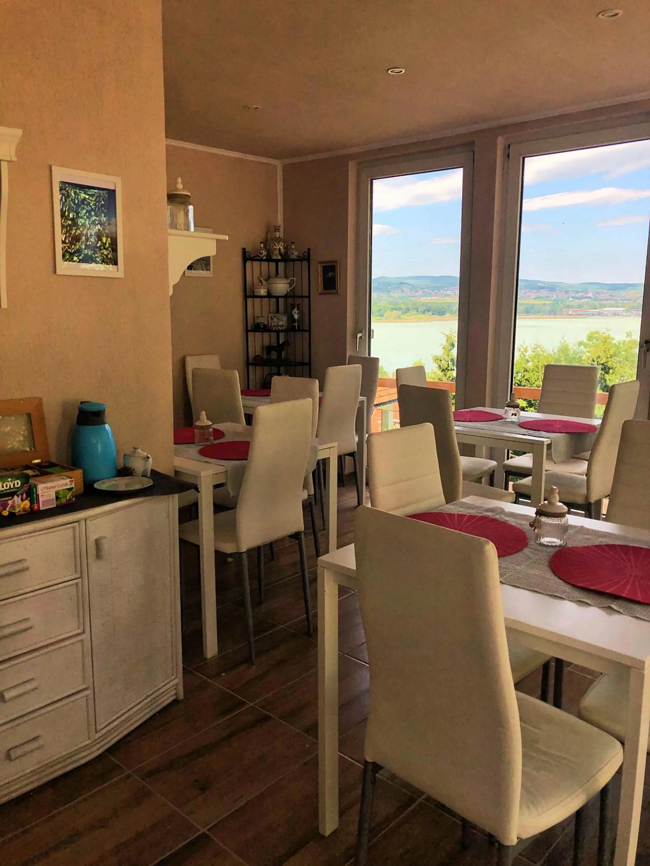 Kitchen or kitchenette in Villa Borostyán