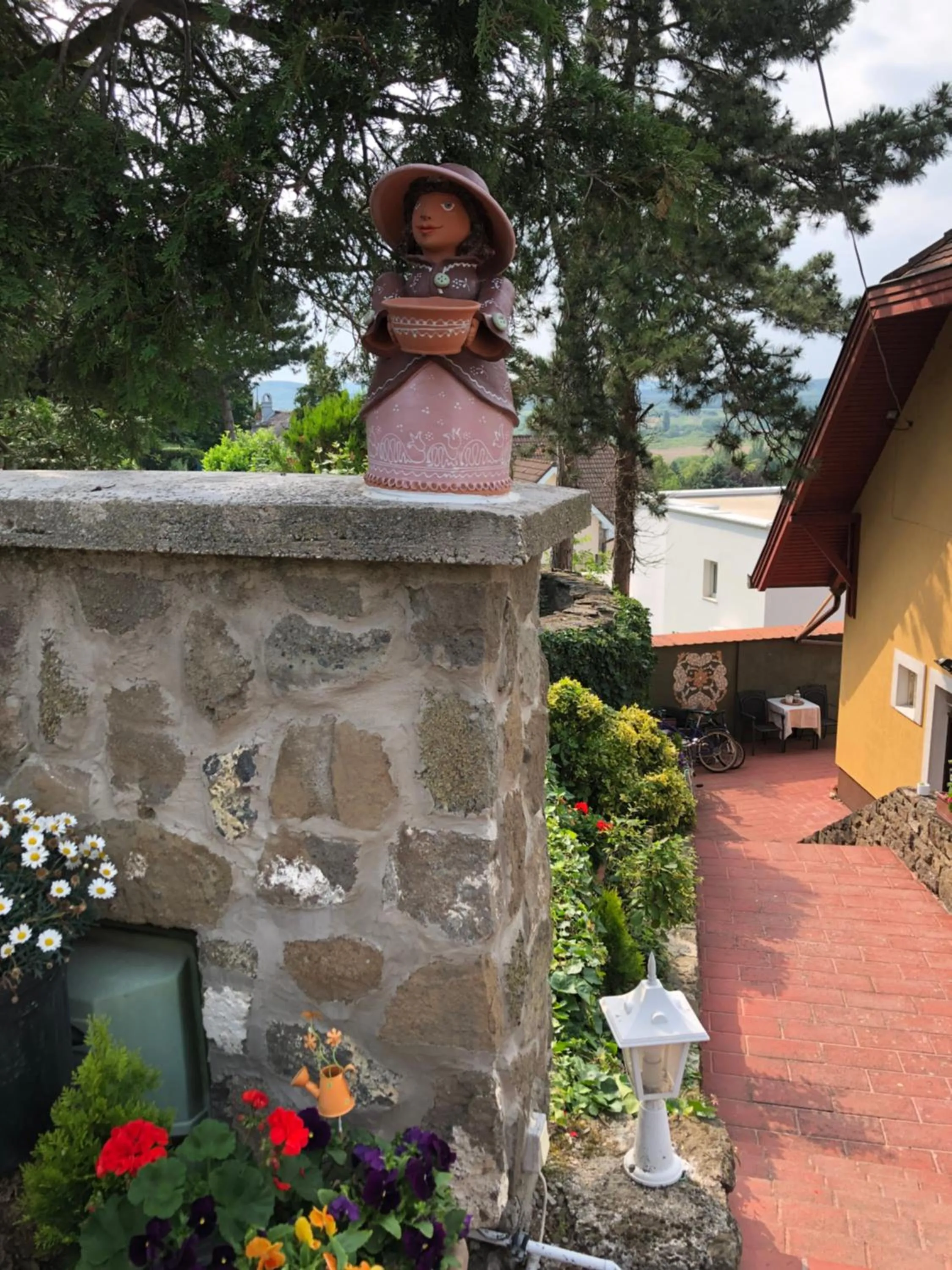 Garden in Villa Borostyán