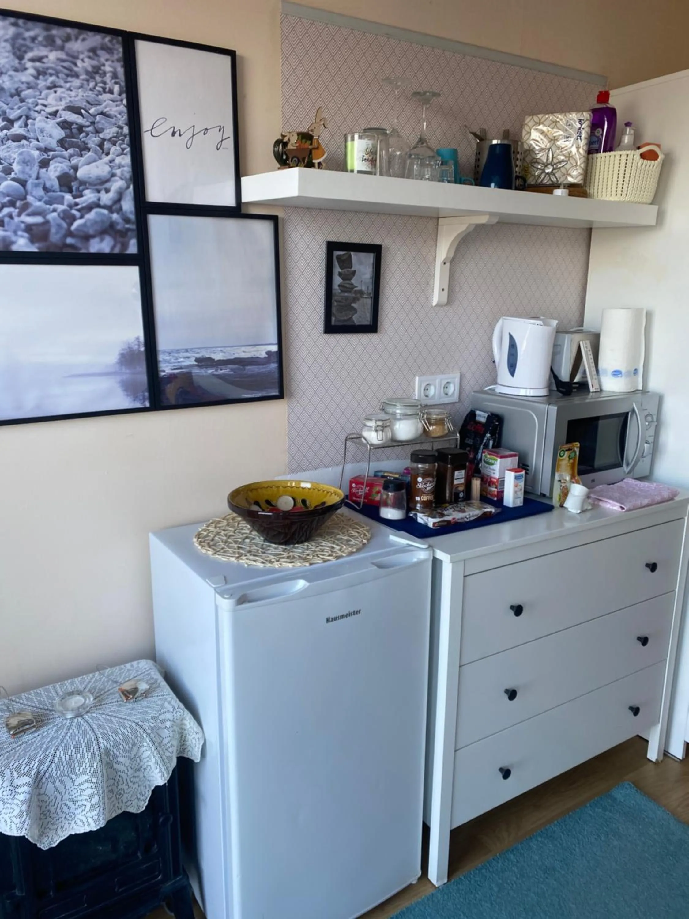 Coffee/tea facilities in Villa Borostyán