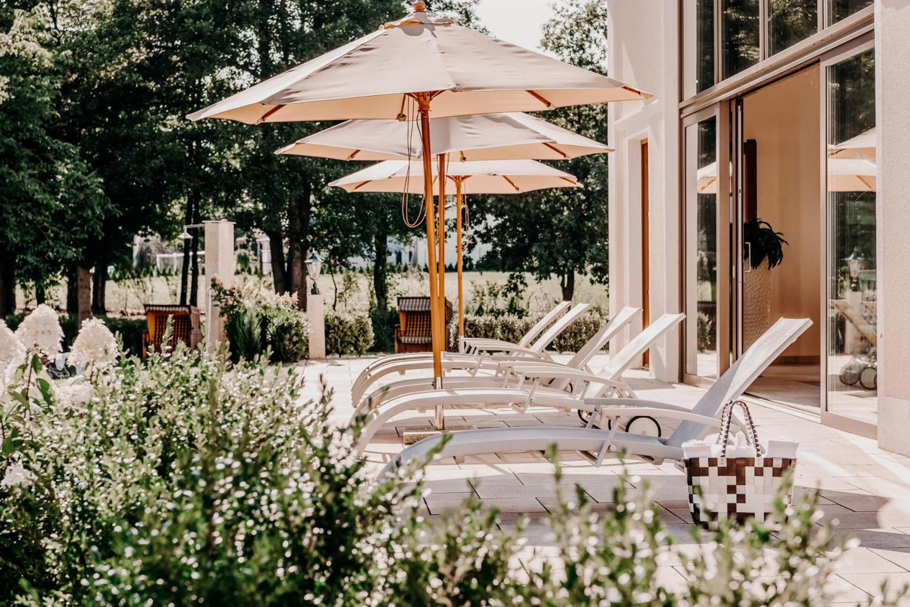 Garden in Der Eisvogel - Wellness- & Genusshotel