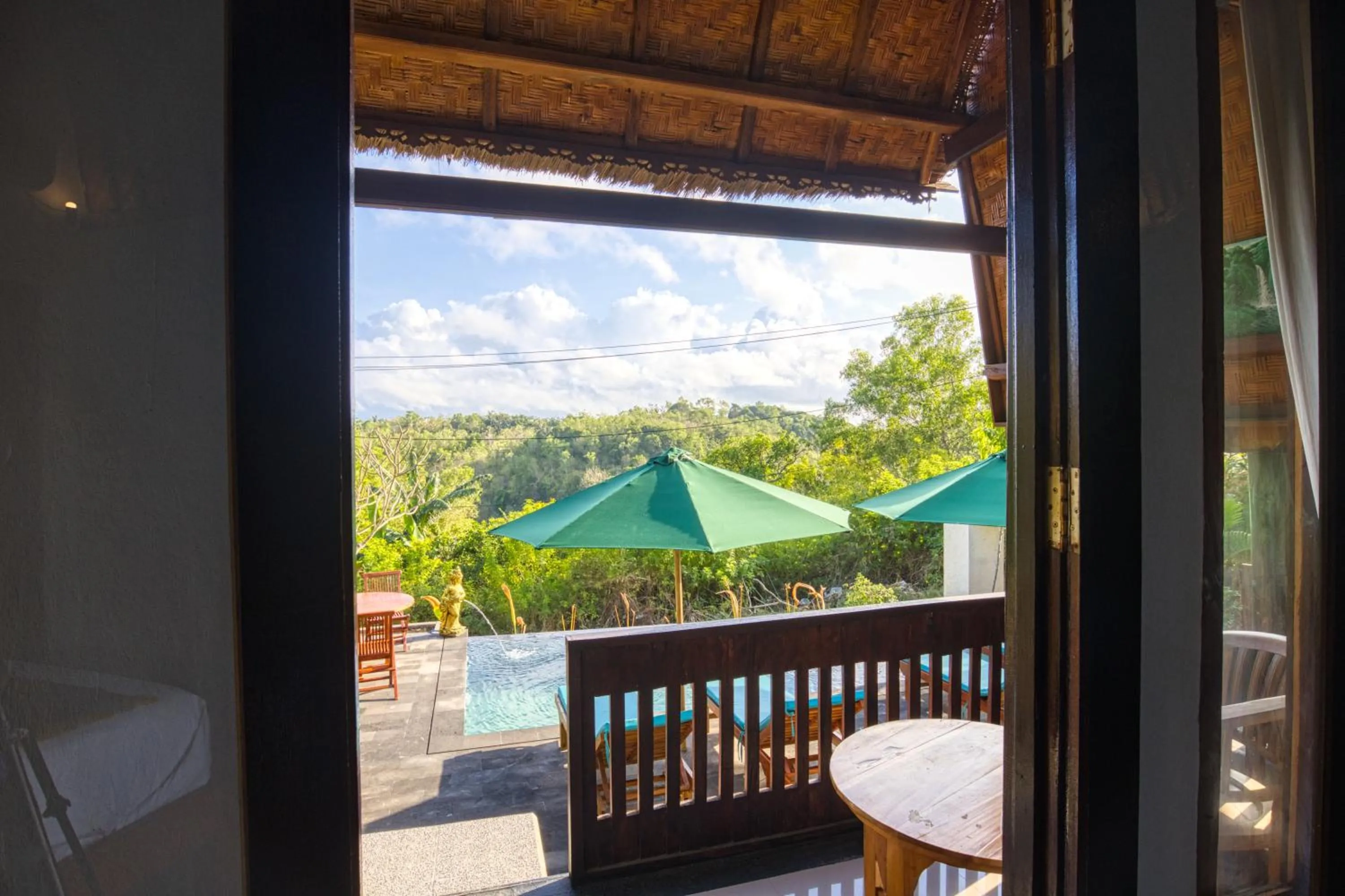 Patio in The Mountain Cottage