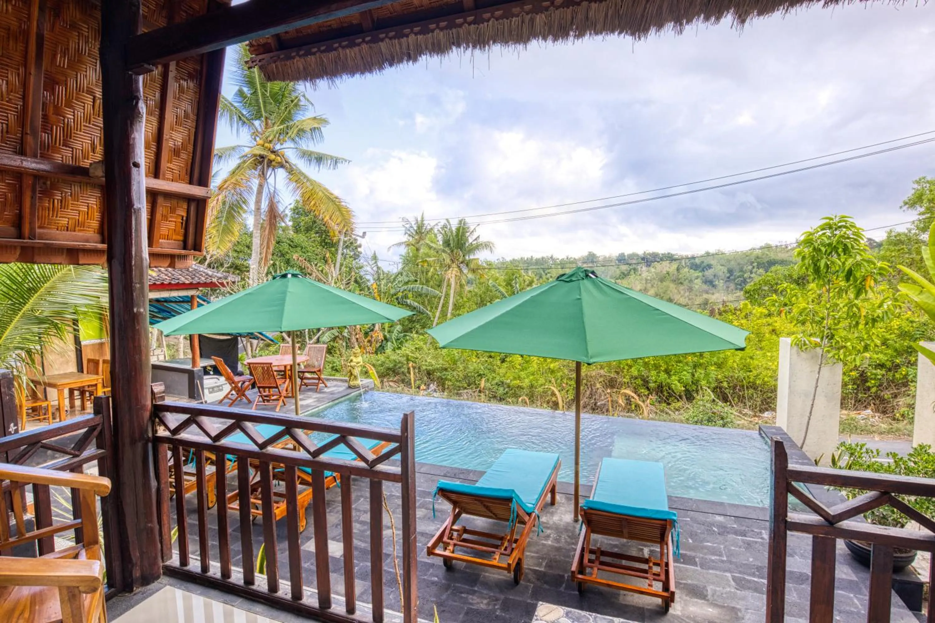Patio in The Mountain Cottage
