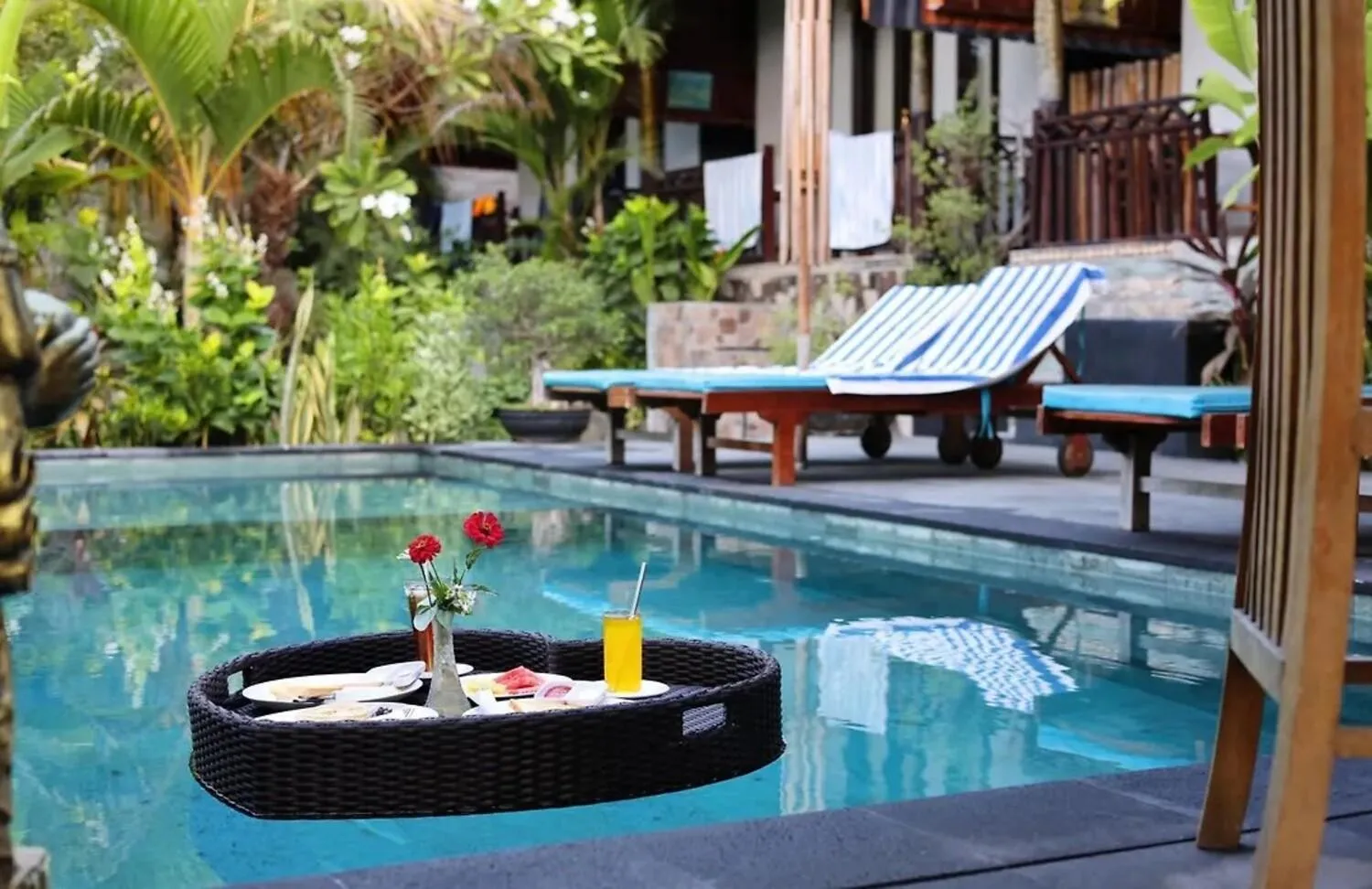 Swimming pool in The Mountain Cottage