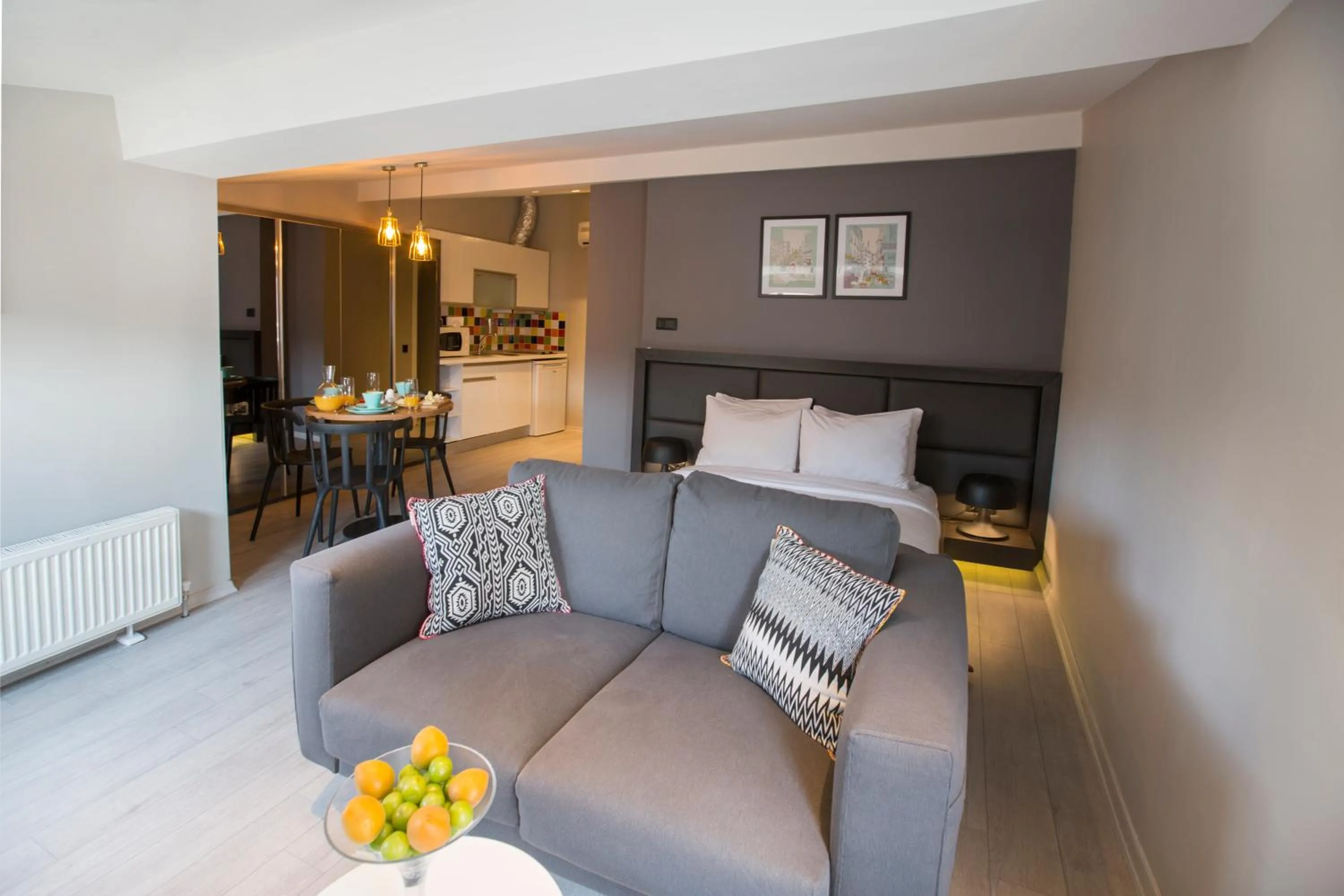 Seating area in Cityloft 36