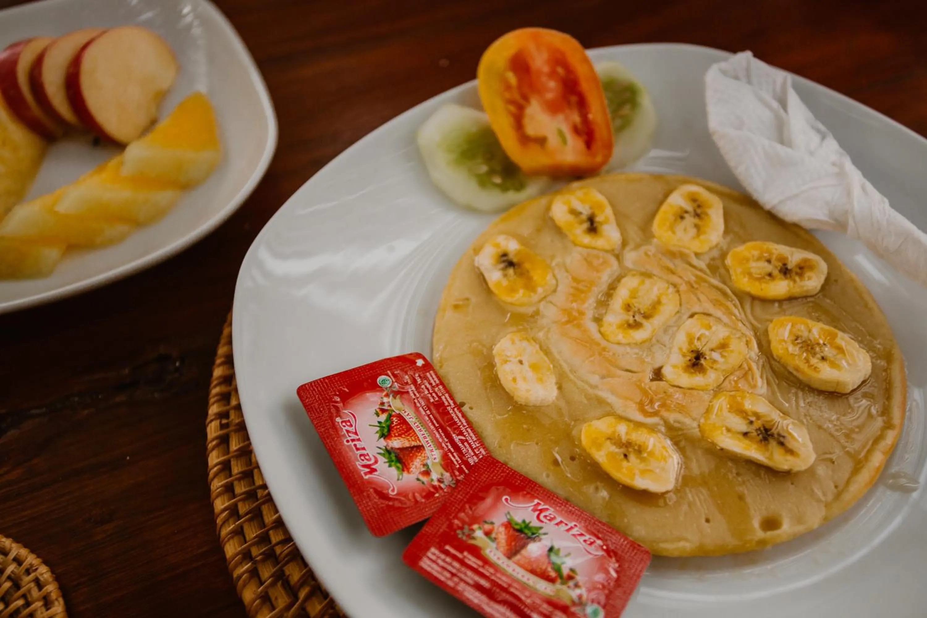 Garden view in Oka Cottage