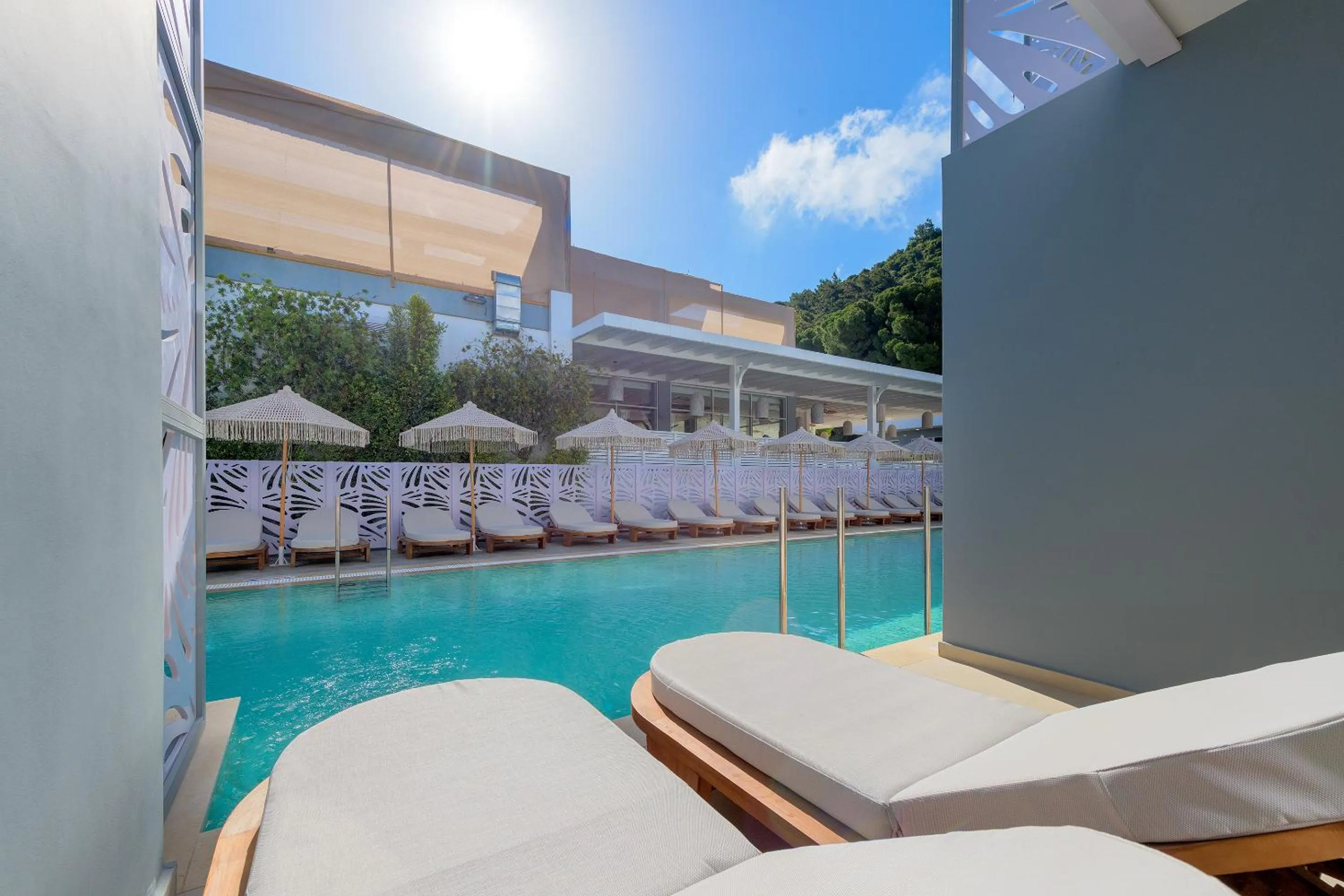 Pool view in Oceanis Park Hotel